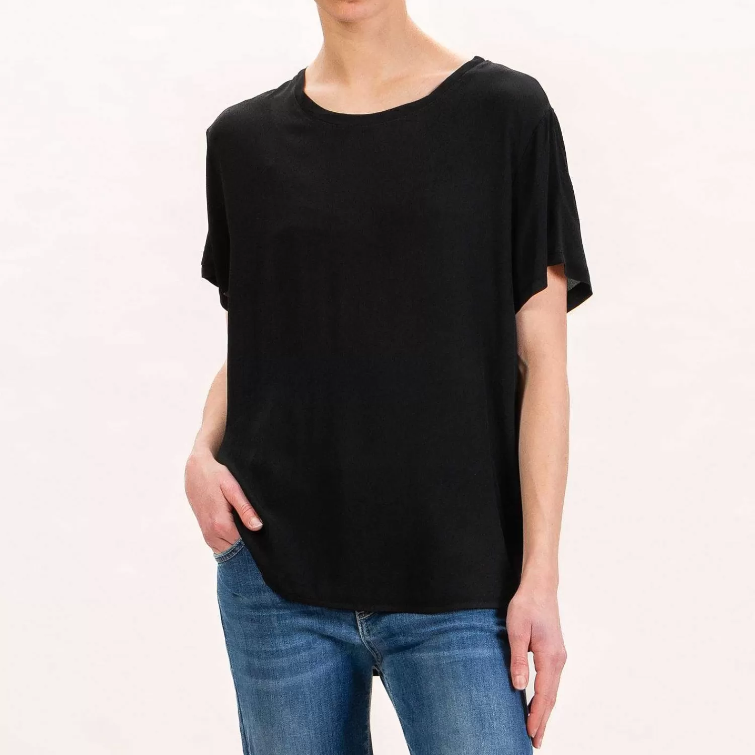 Sale White Mood Dixie-Blusa Mezza Manica - Nero