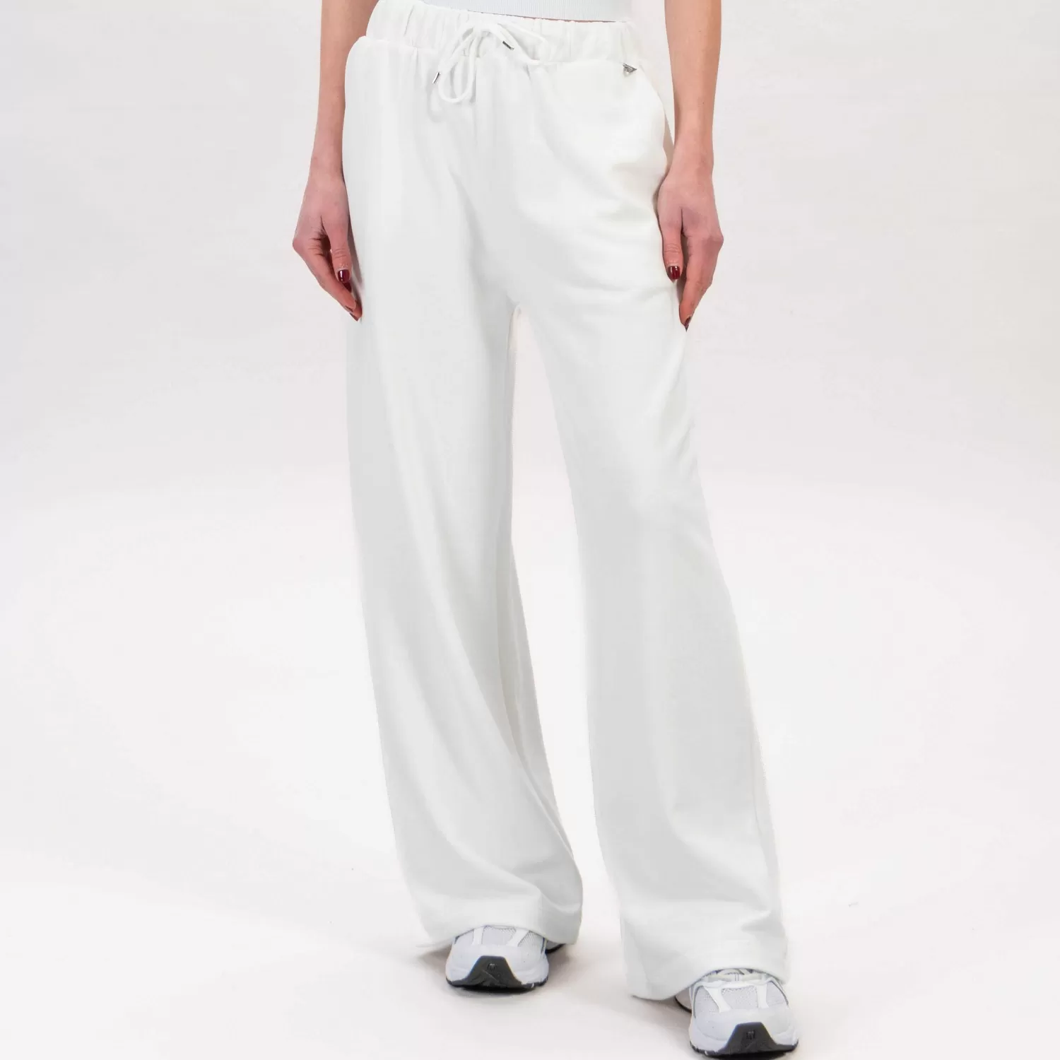 Store White Mood Dixie-Pantalone Felpa Con Coulisse - Latte