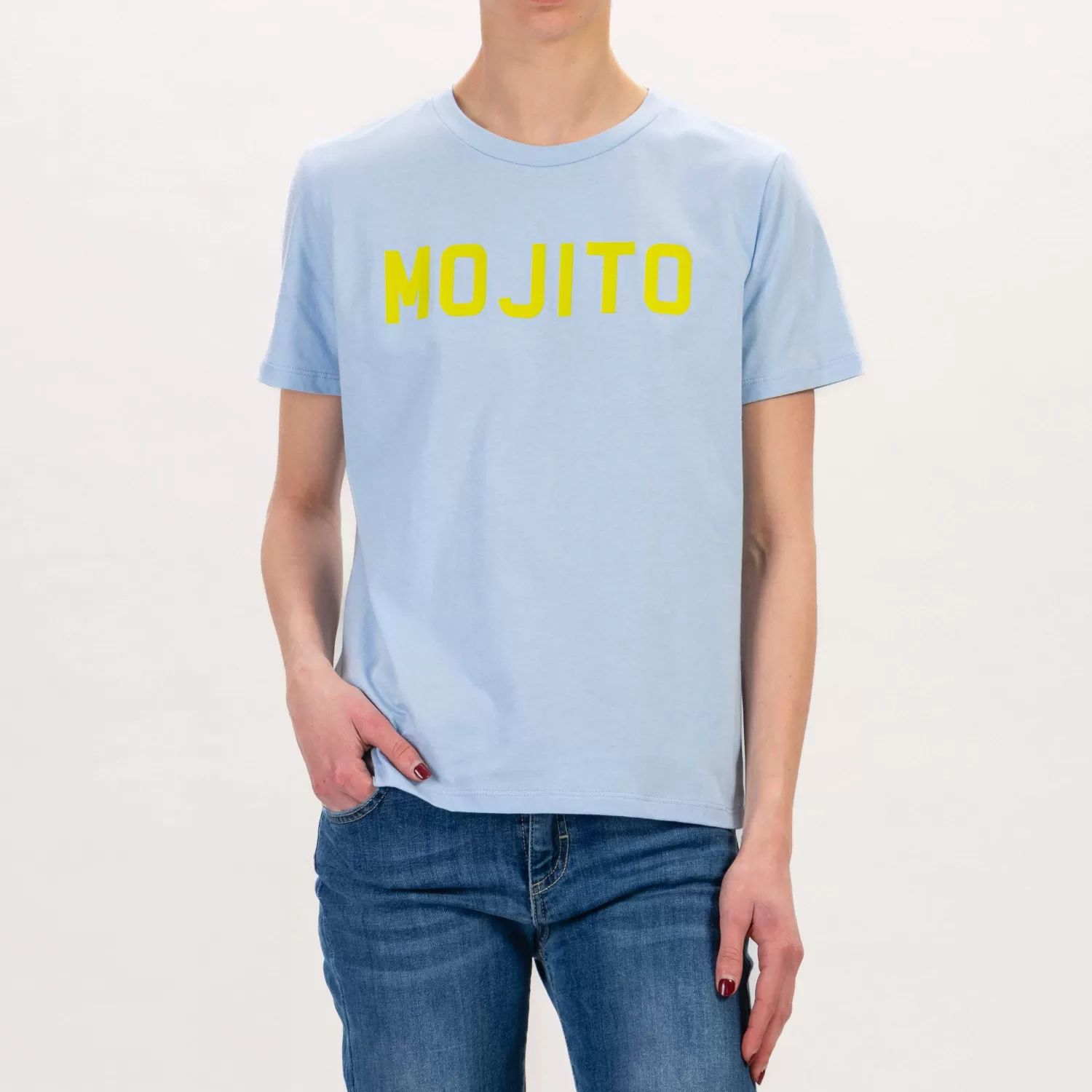 New White Mood Dixie-T-Shirt Mojito - Azzurro