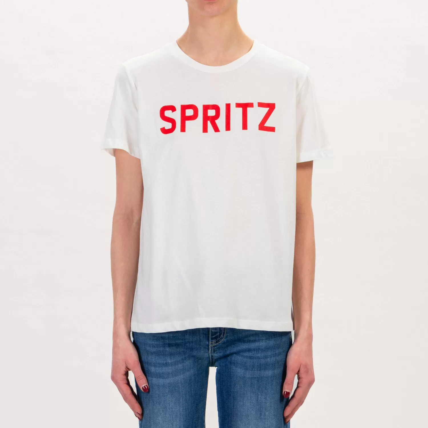 New White Mood Dixie-T-Shirt Spritz - Bianco