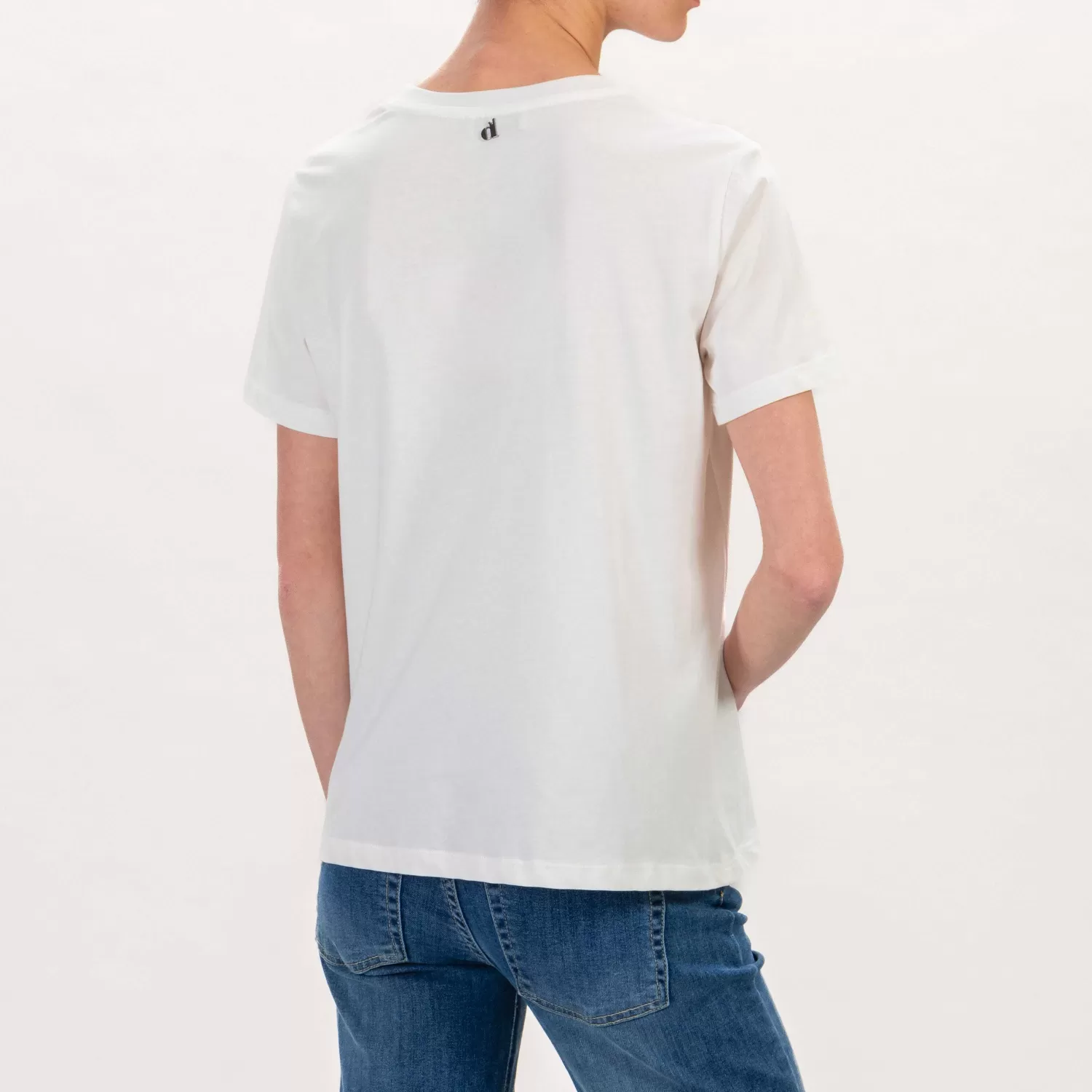 New White Mood Dixie-T-Shirt Spritz - Bianco