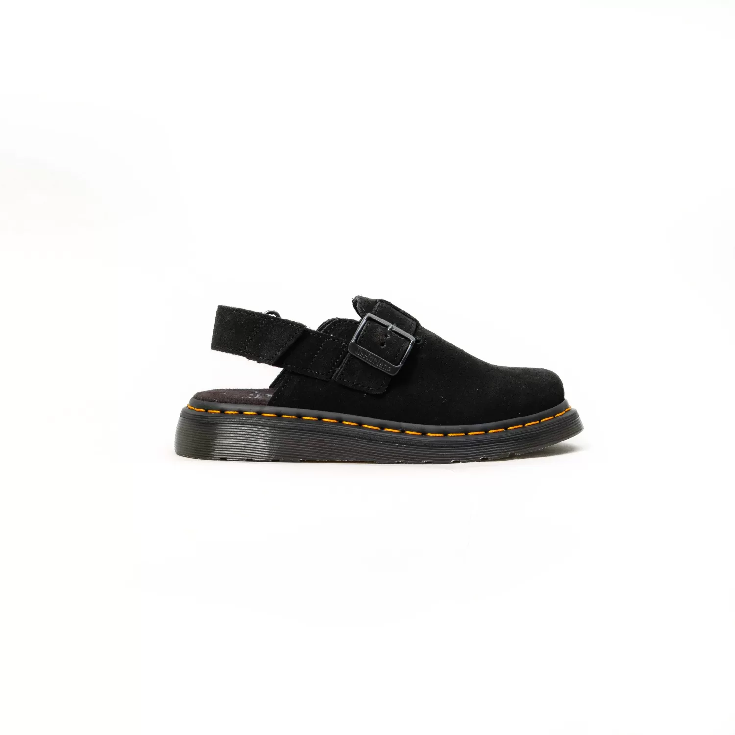 Shop White Mood Dr.Martens-Jorge Mules In Pelle Scamosciata - Nero