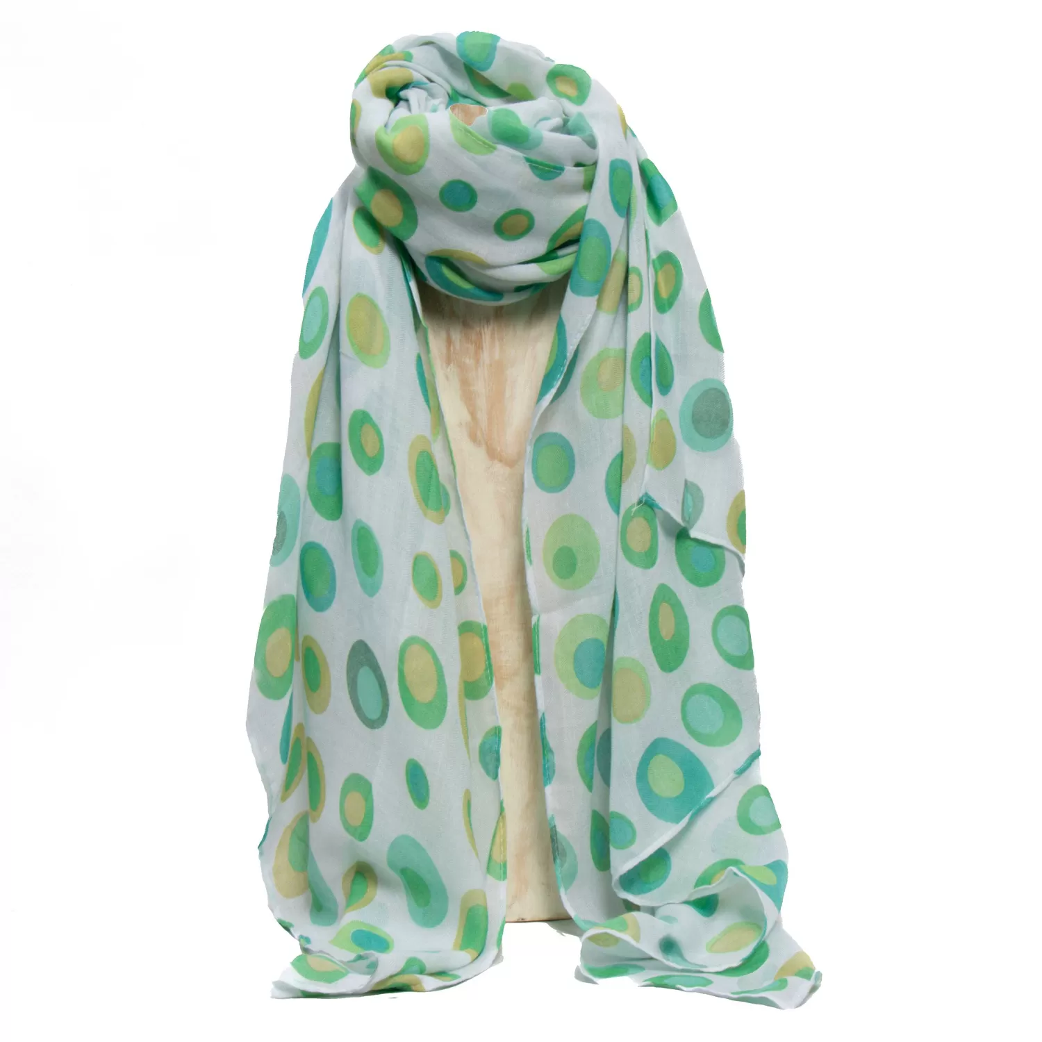 Best Sale White Mood Imperial-Pashmina Fantasia Pavone - Latte/Verde