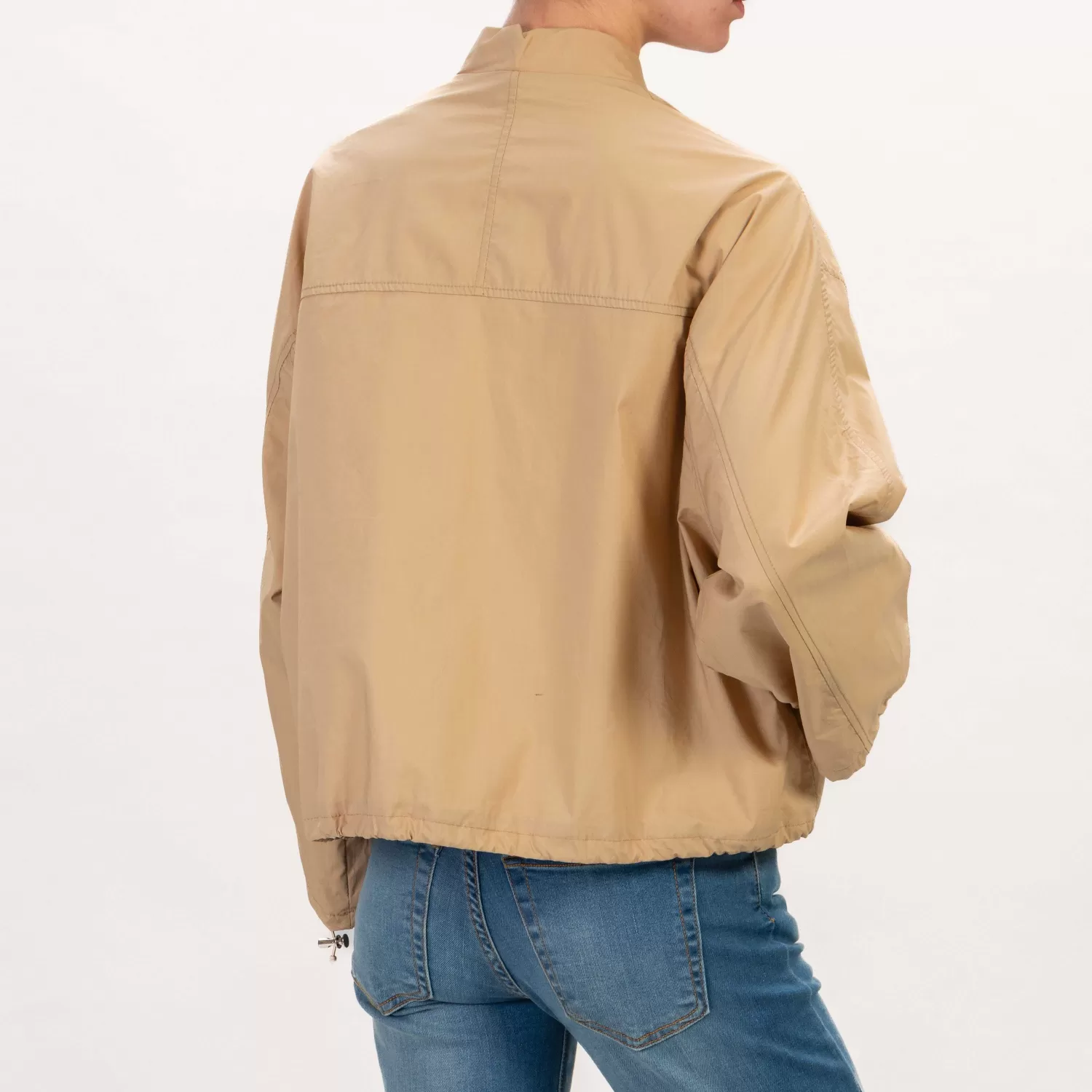 Discount White Mood Tensione In-Bomber In Cotone - Sand