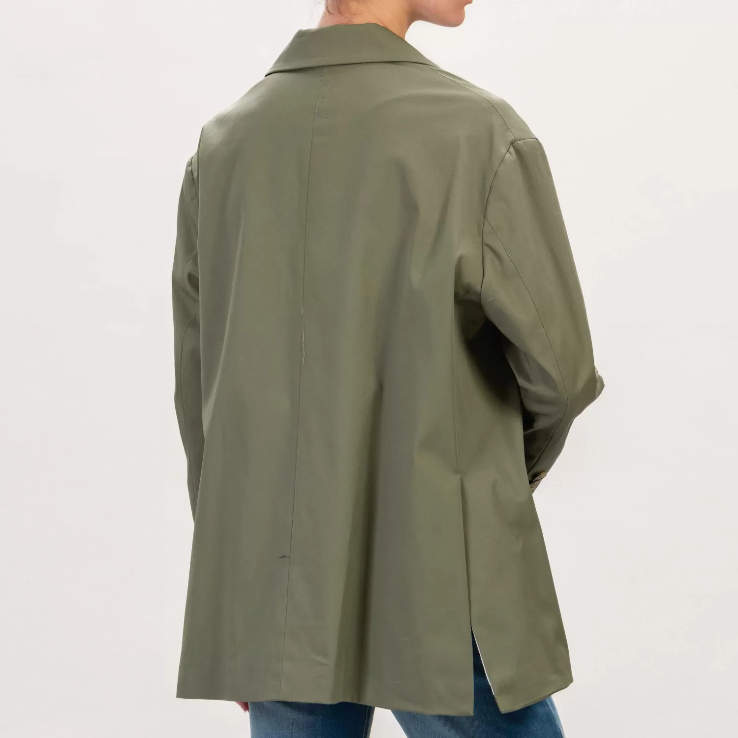 Cheap White Mood Tensione In-Giacca Oversize In Cotone - Militare