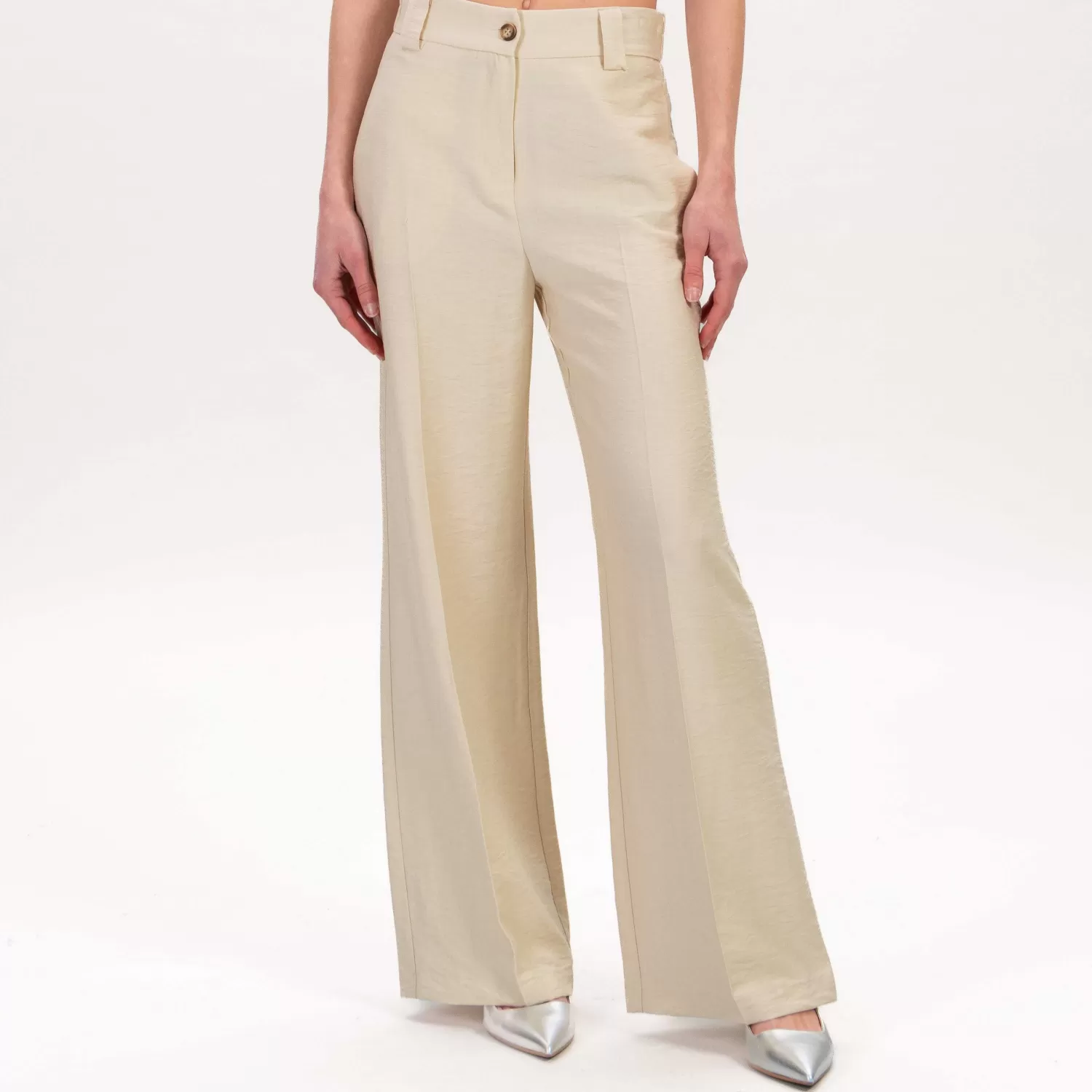 Store White Mood Tensione In-Pantalone Elastico Dietro - Sand