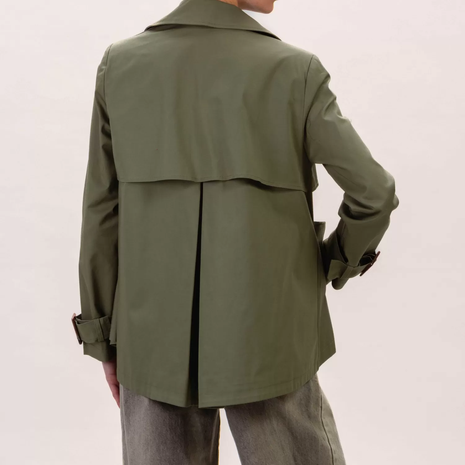 Shop White Mood Tensione In-Trench Corto - Militare