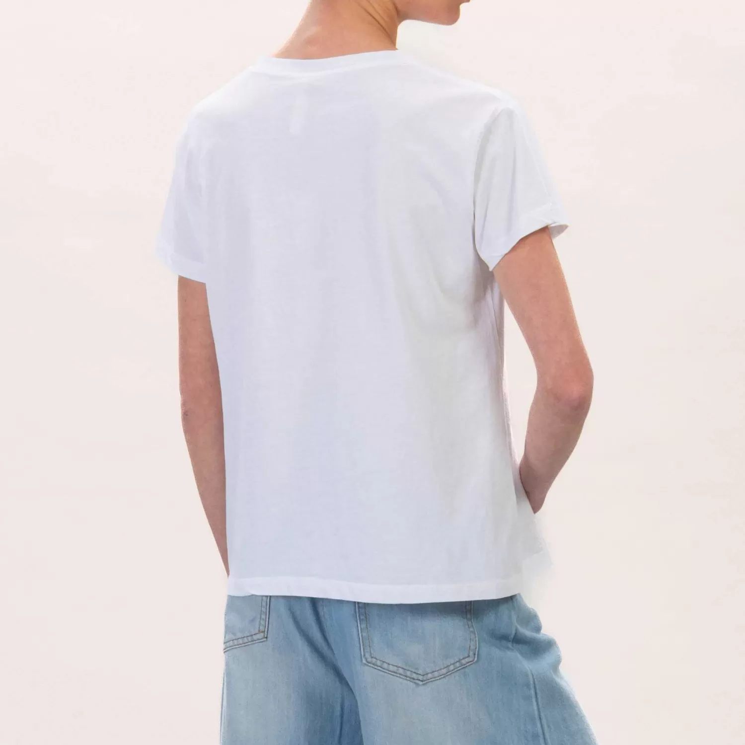 Best White Mood Tensione In-T-Shirt Orsetto - Latte/Blu/Beige