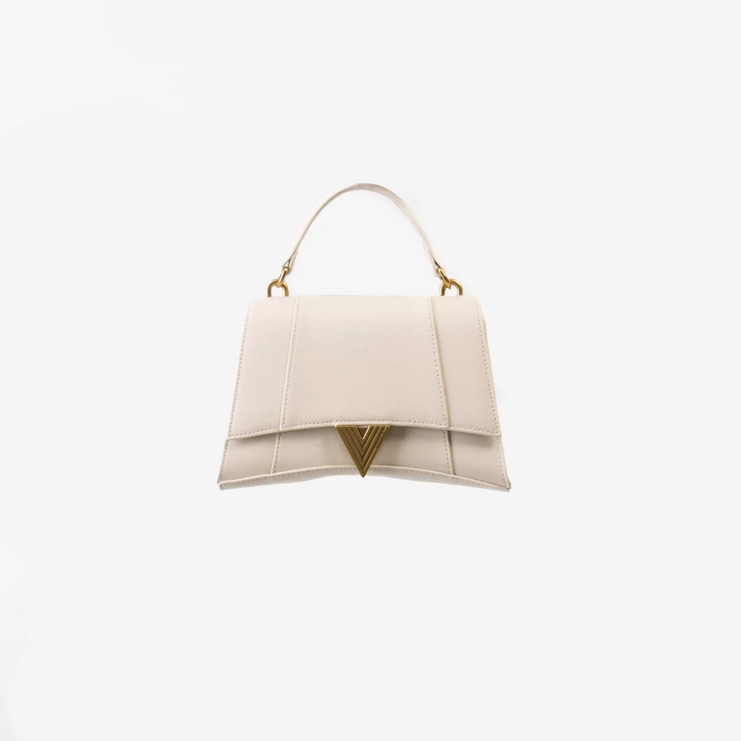 Store White Mood Vicolo-Borsa A Mano Malmo Con Placca - Burro