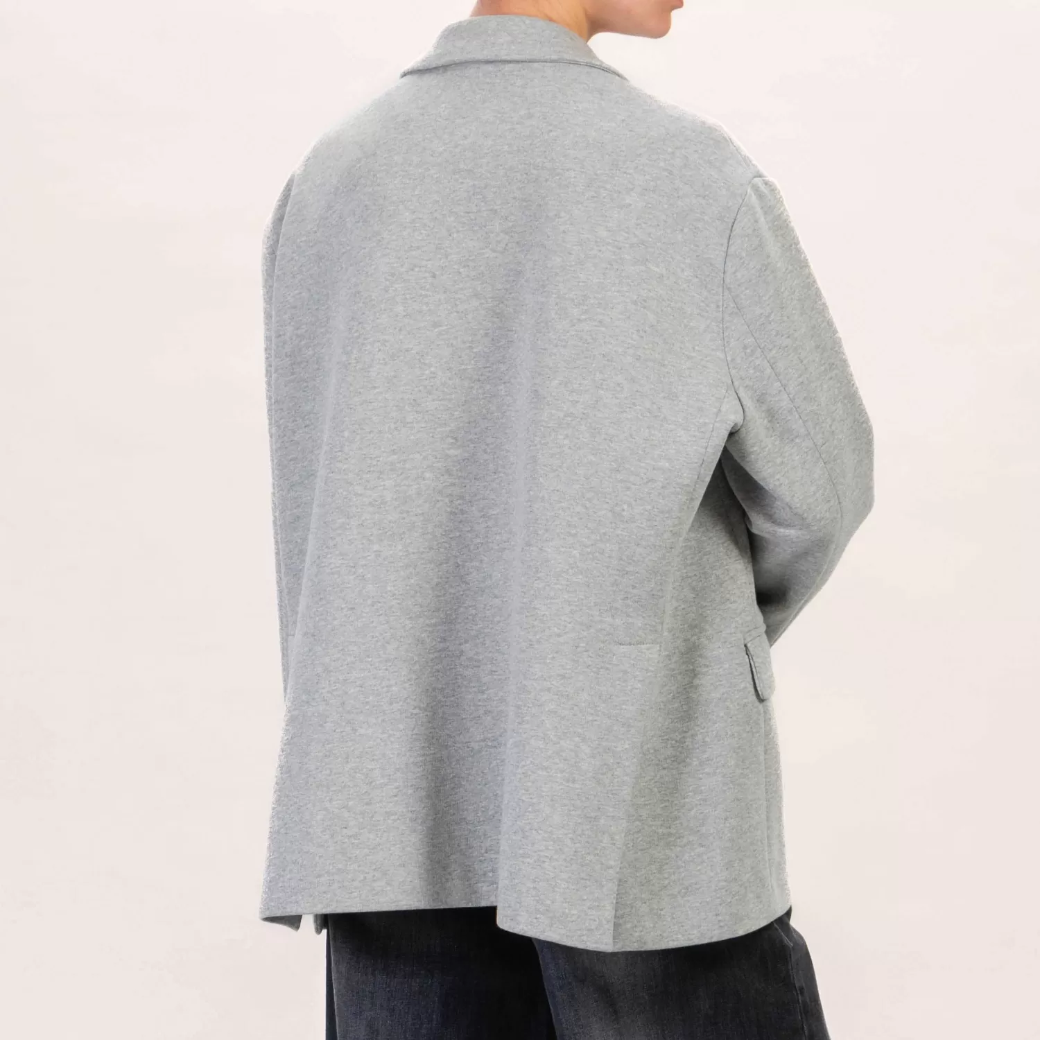 Sale White Mood Vicolo-Giacca Oversize In Felpa 2 Bottoni - Grigio