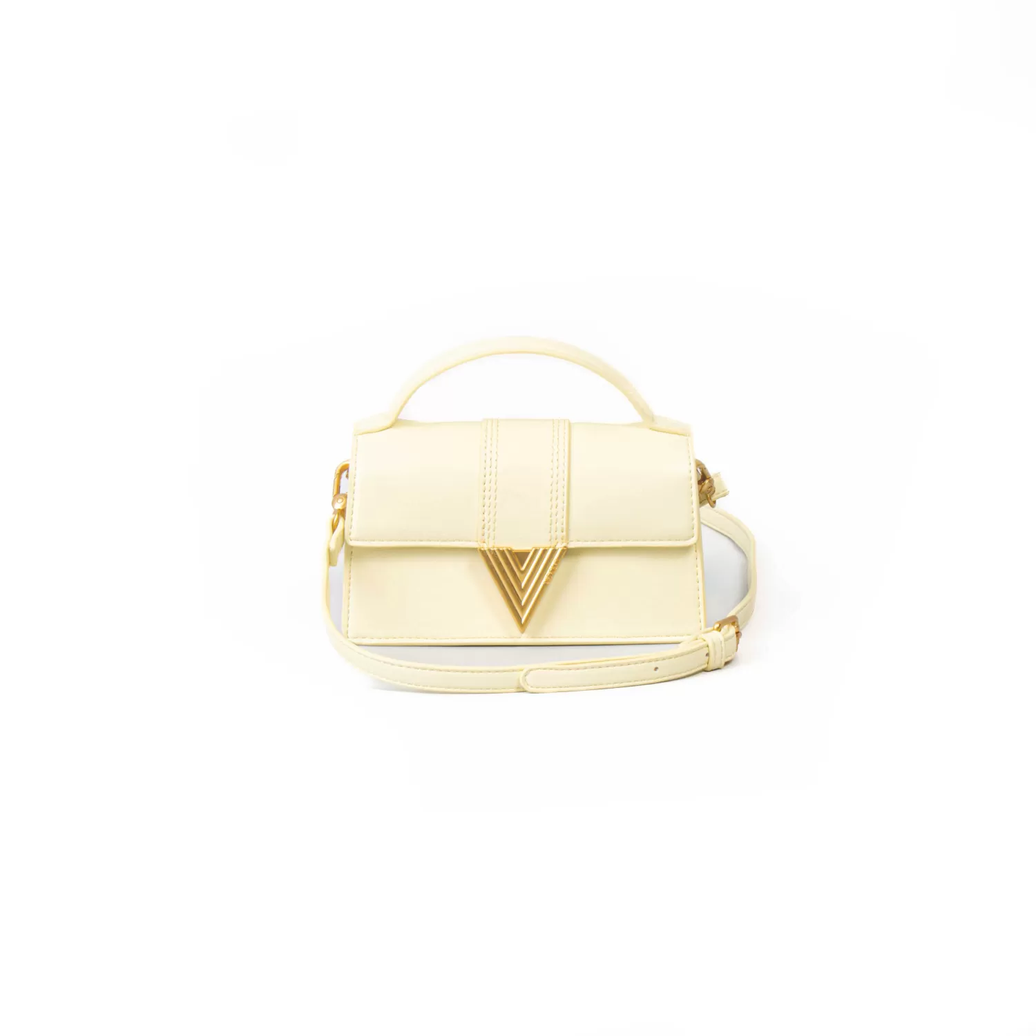 Clearance White Mood Vicolo-Mini Bag Tribeca A Mano Con Tracolla - Banana