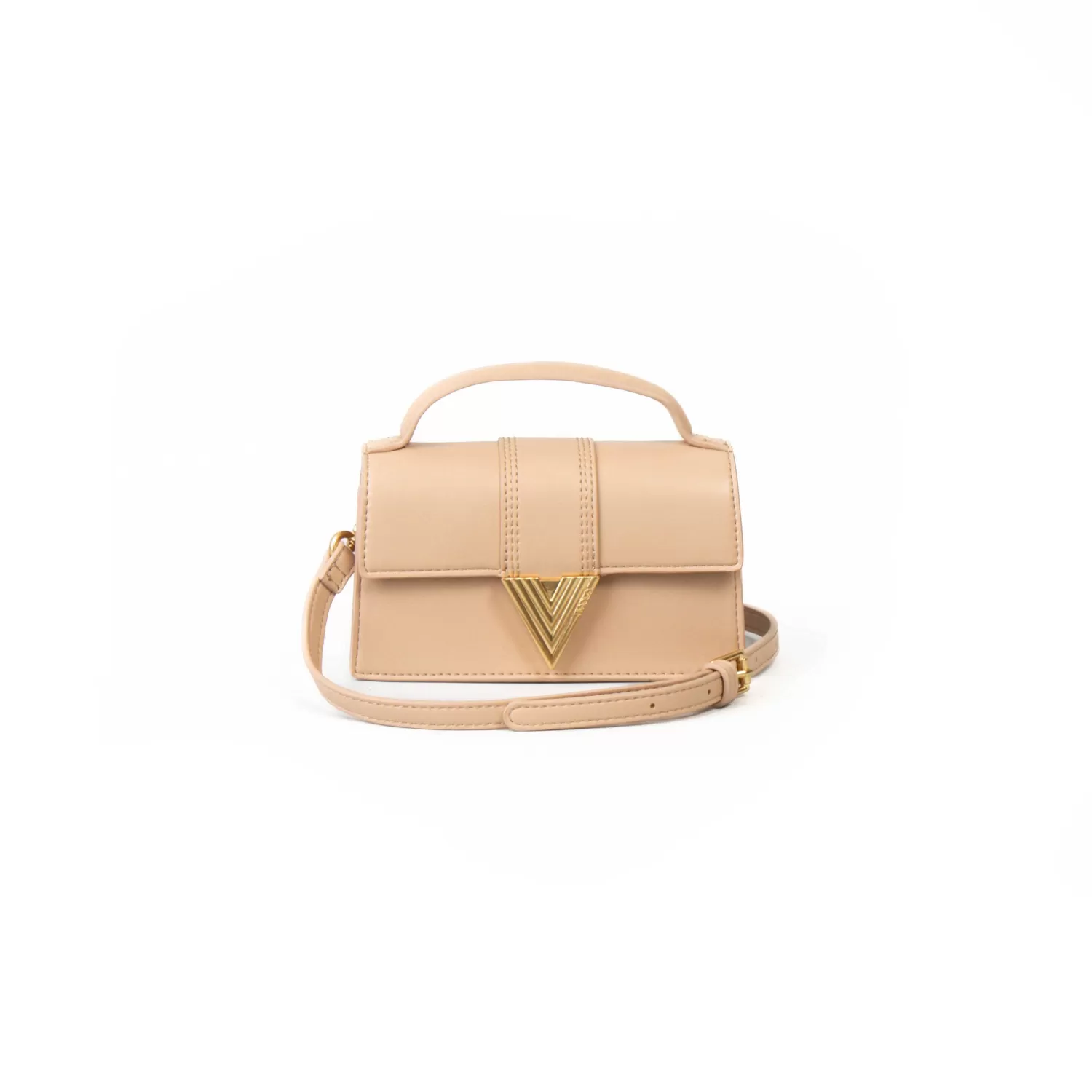 New White Mood Vicolo-Mini Bag Tribeca A Mano Con Tracolla - Beige