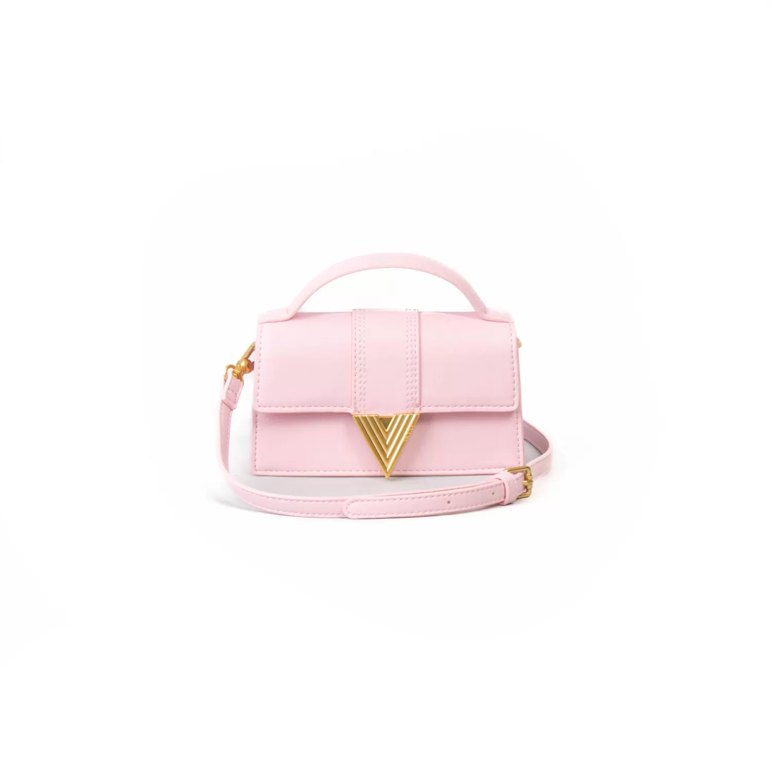 Discount White Mood Vicolo-Mini Bag Tribeca A Mano Con Tracolla - Rosa Confetto