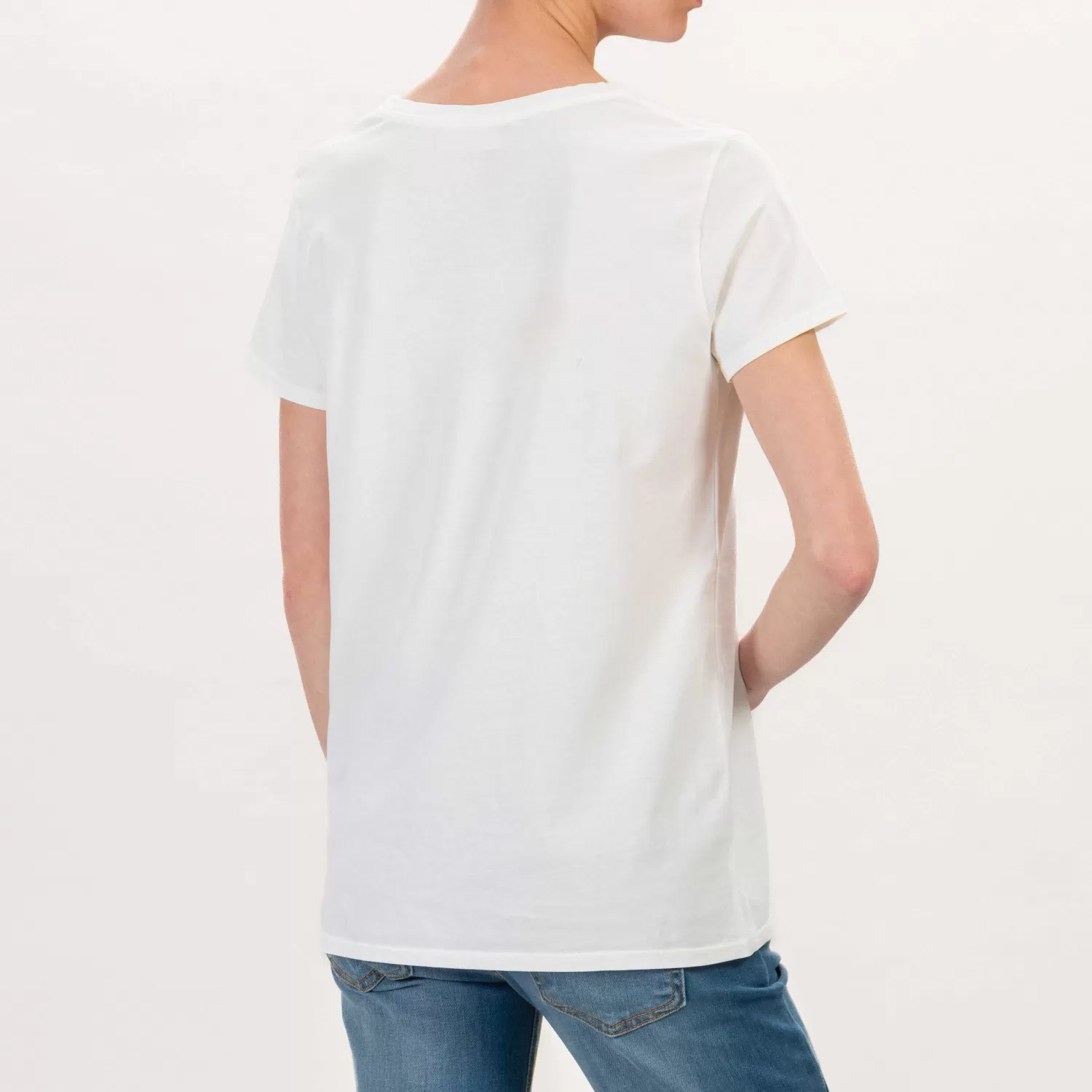 Cheap White Mood Vicolo-T-Shirt Cuoricini - Latte