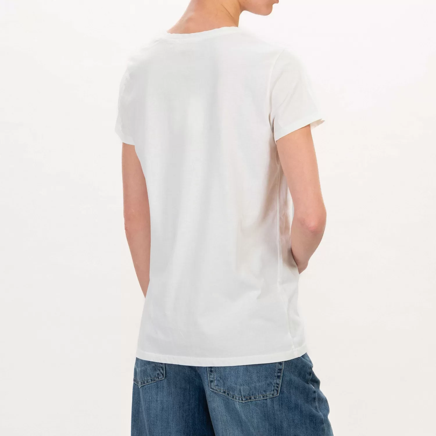 Best White Mood Vicolo-T-Shirt Minnie Stampa Rettile - Latte