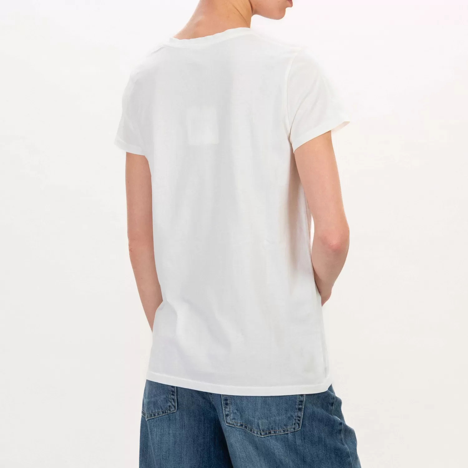 New White Mood Vicolo-T-Shirt Orsetto Rock'N'Roll - Latte