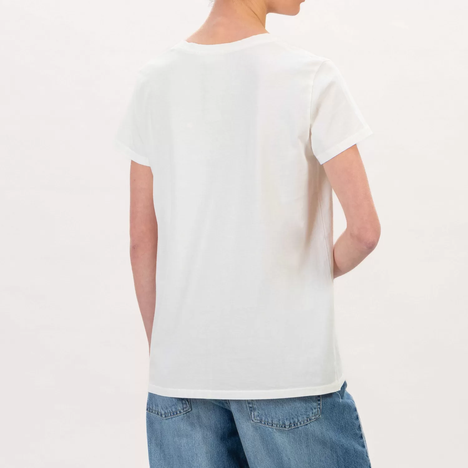 Cheap White Mood Vicolo-T-Shirt Vcl Fiori - Latte