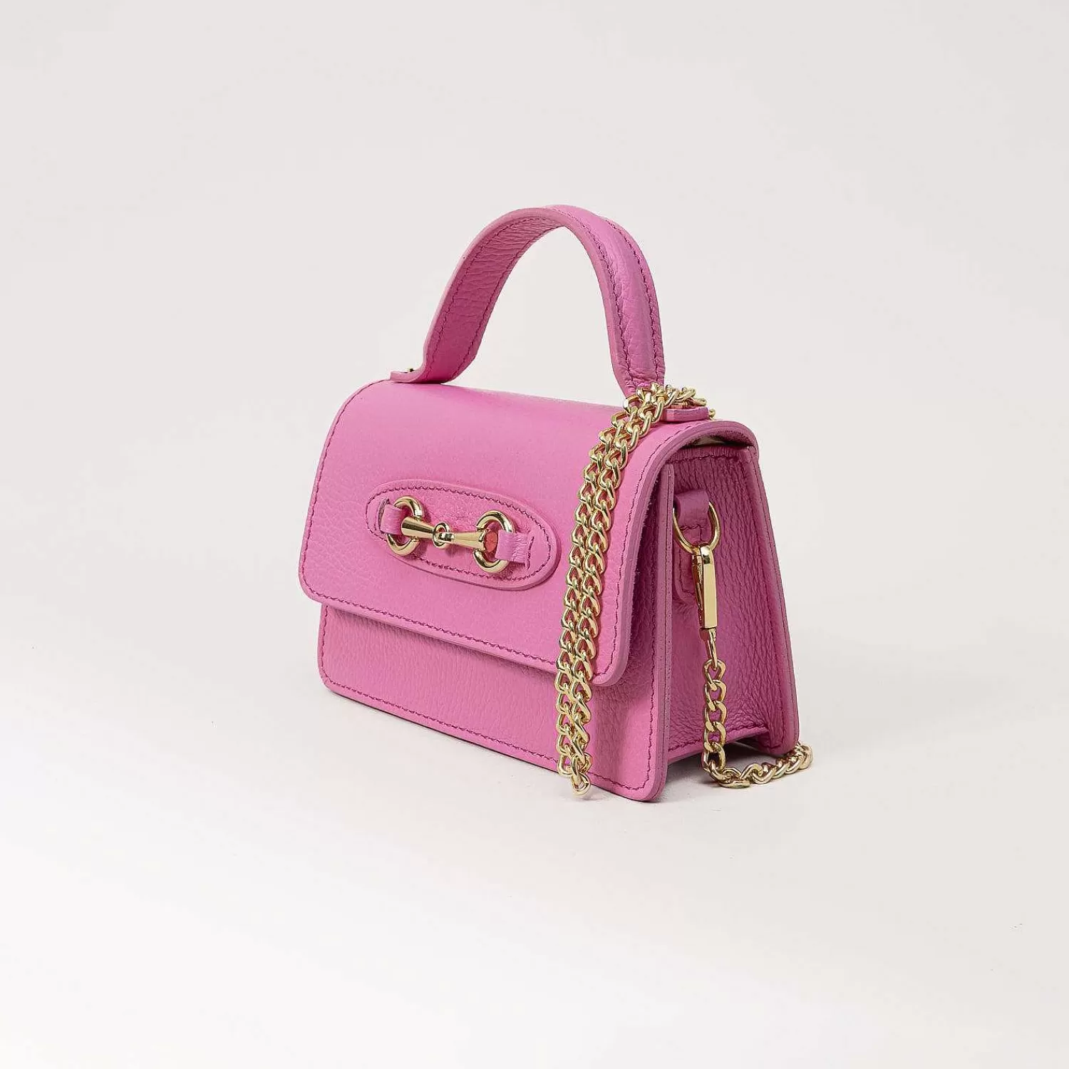 Best White Mood W By -Borsa Tracolla Genuine Leather - Pink