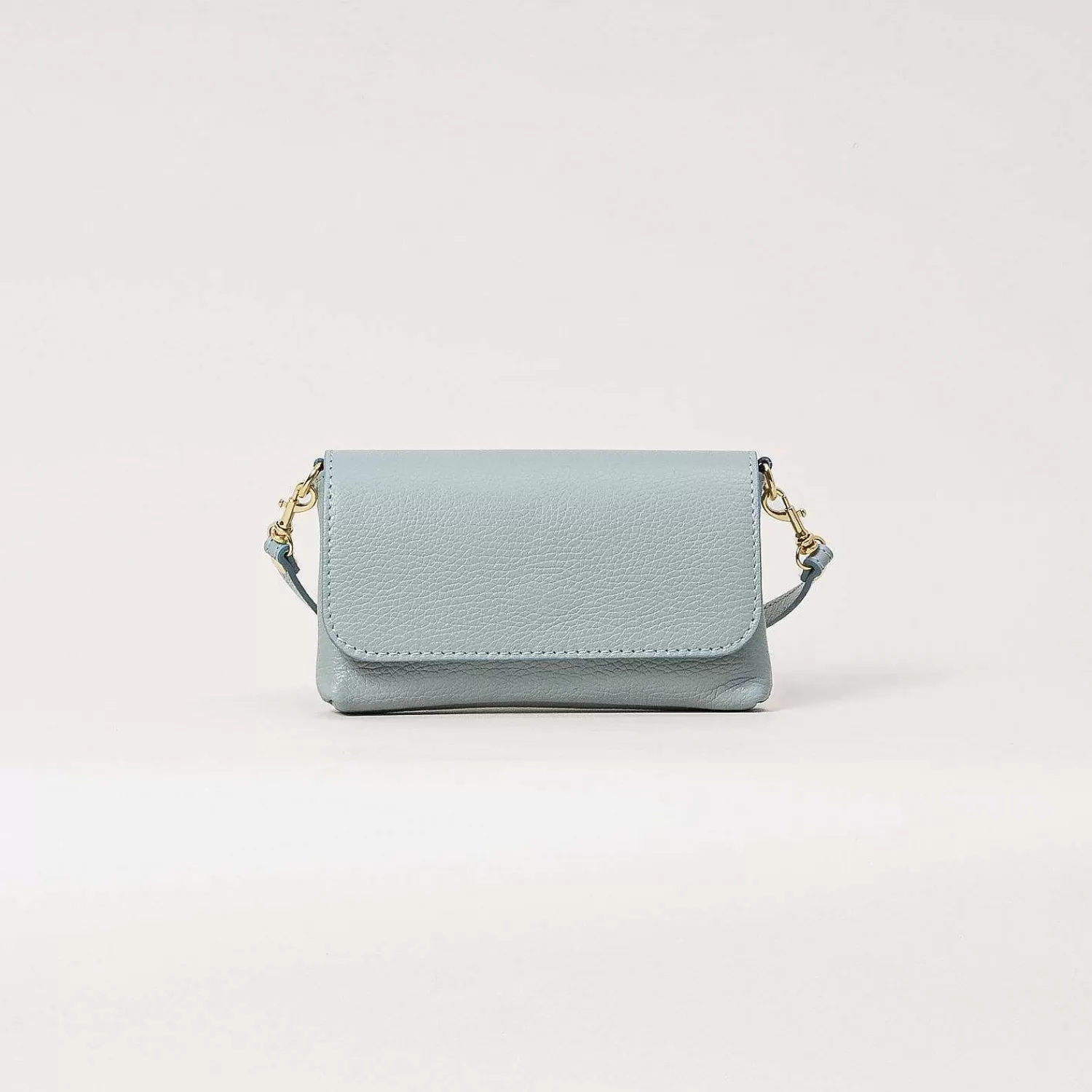 Online White Mood W By -Pochette Genuine Leather - Cielo