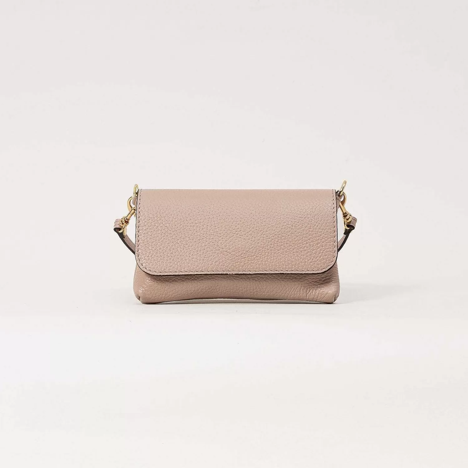 Shop White Mood W By -Pochette Genuine Leather - Cipria