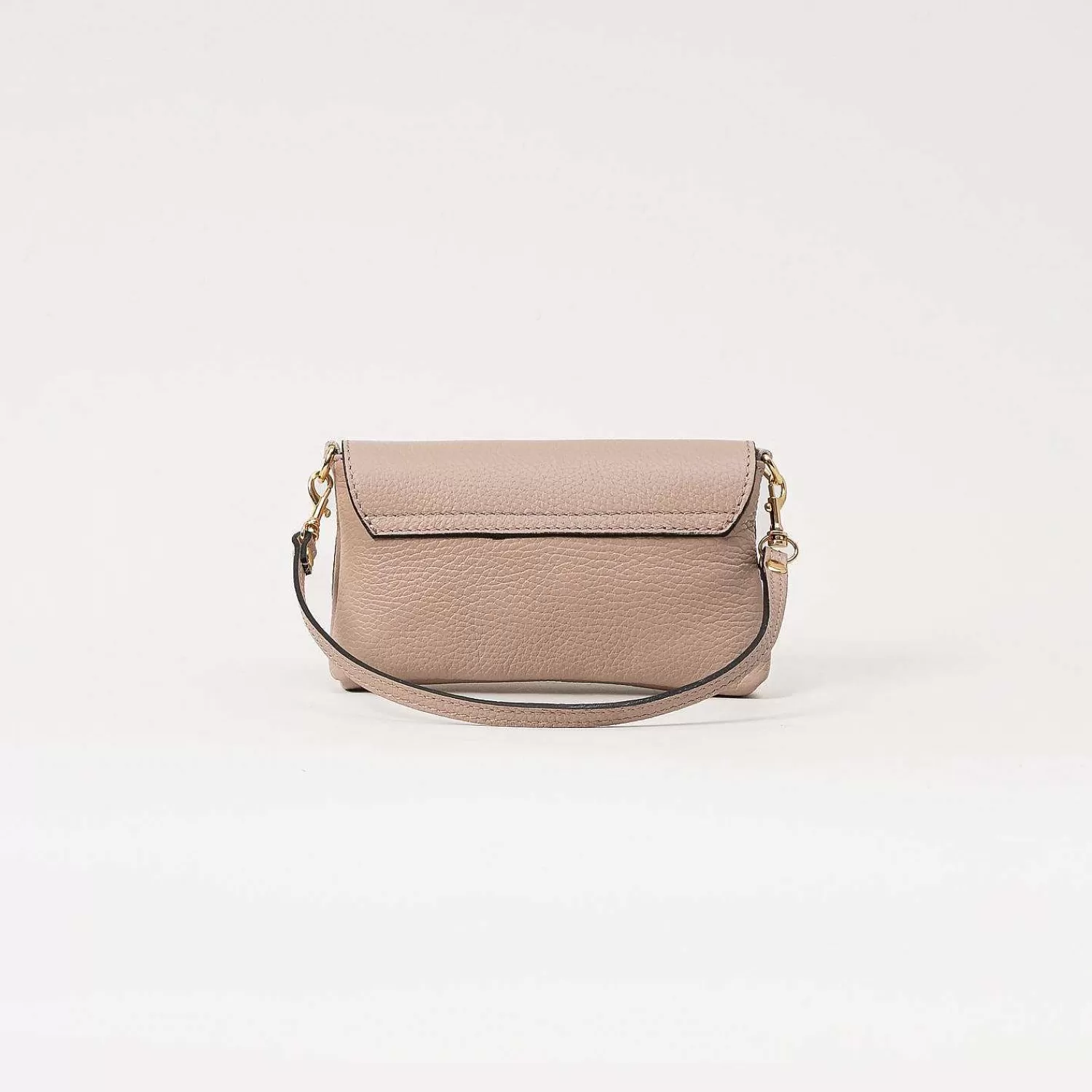 Shop White Mood W By -Pochette Genuine Leather - Cipria