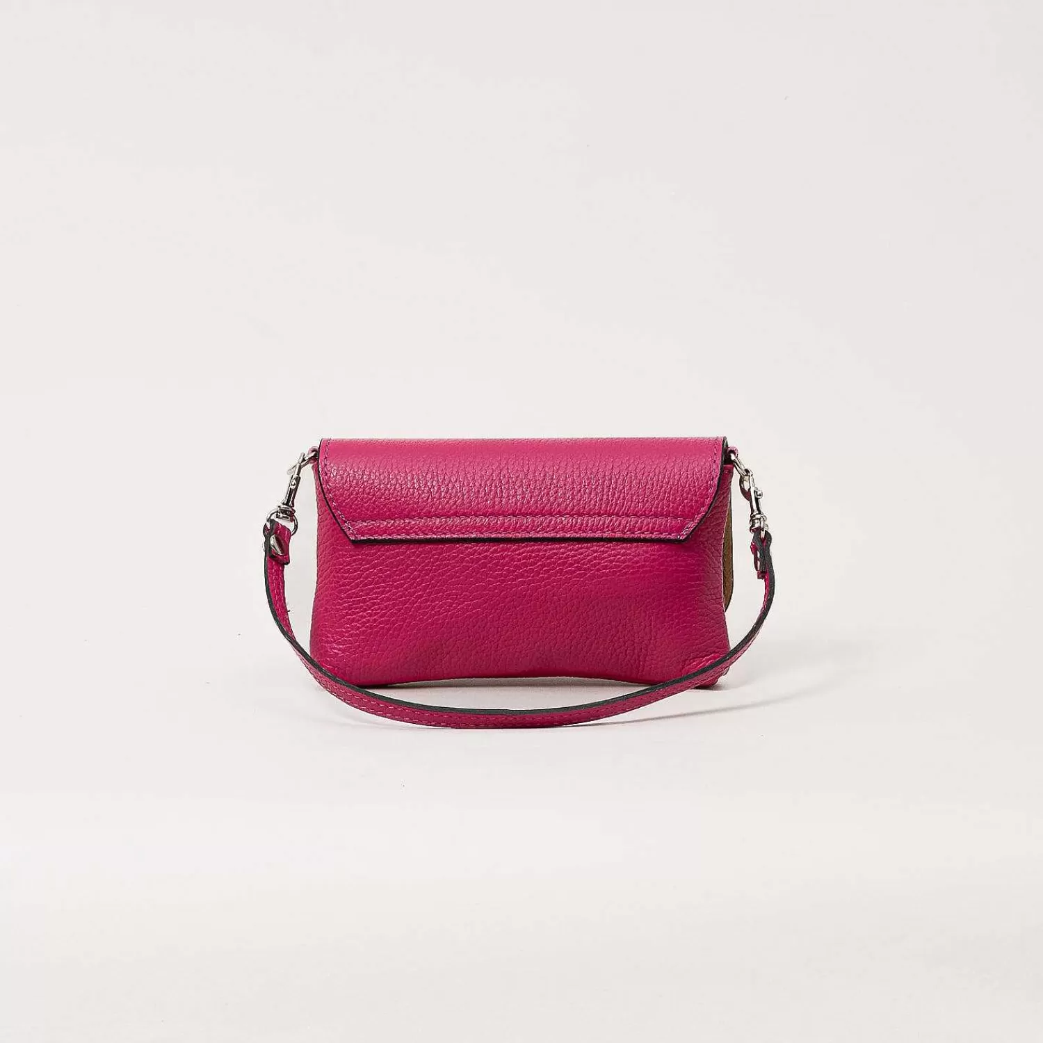 Cheap White Mood W By -Pochette Genuine Leather - Fucsia