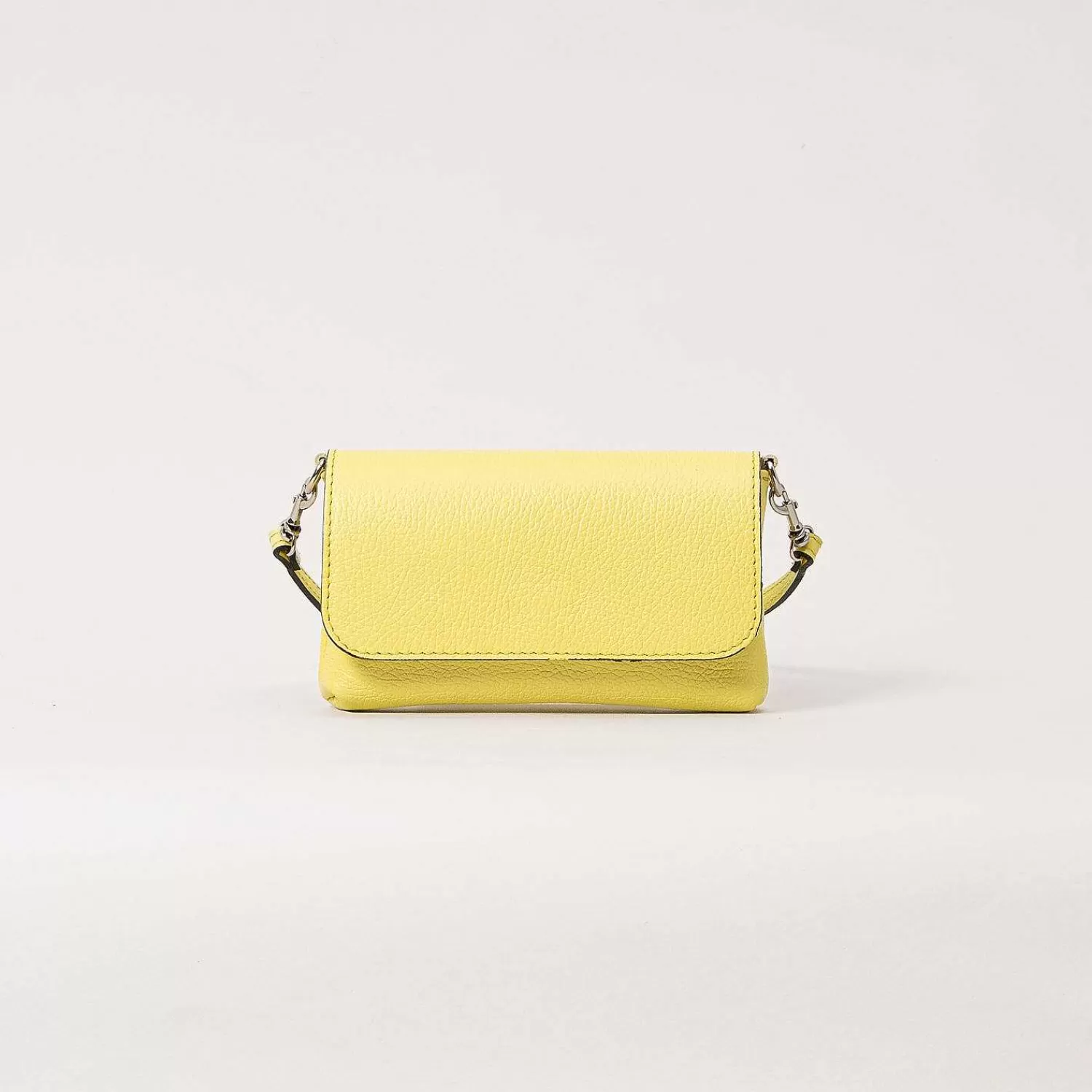 Best Sale White Mood W By -Pochette Genuine Leather - Giallo