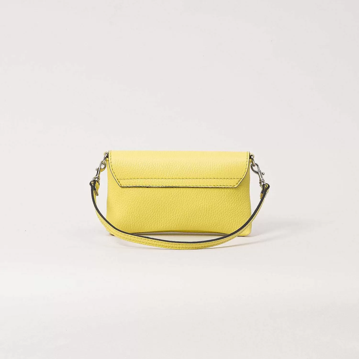 Best Sale White Mood W By -Pochette Genuine Leather - Giallo