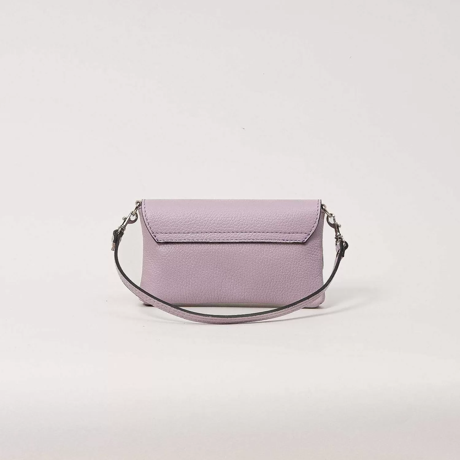 Shop White Mood W By -Pochette Genuine Leather - Glicine