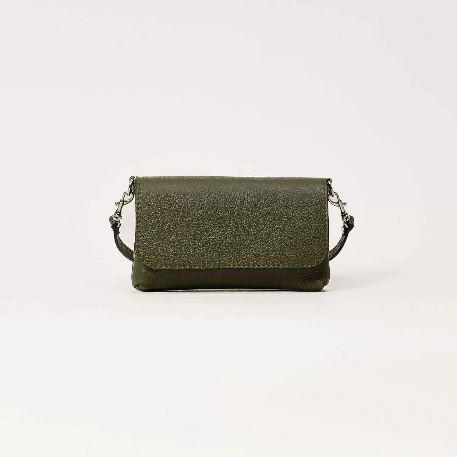 New White Mood W By -Pochette Genuine Leather - Militare