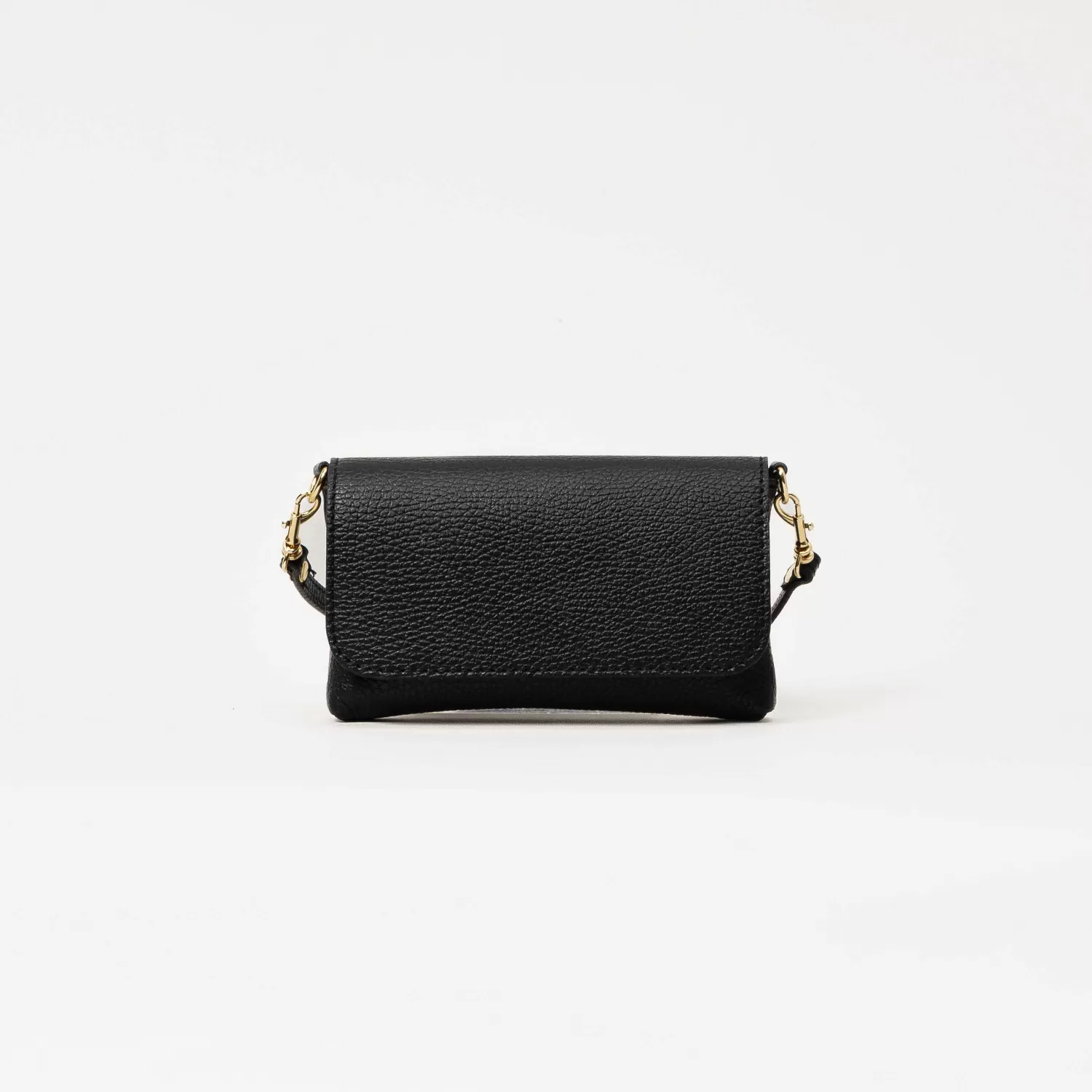 New White Mood W By -Pochette Genuine Leather - Nero