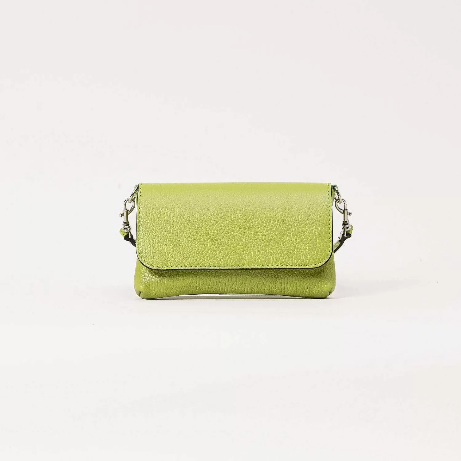 Best Sale White Mood W By -Pochette Genuine Leather - Pistacchio