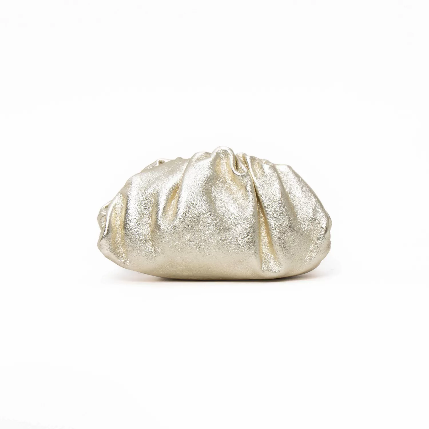 Outlet White Mood W By Whitemood - Pochette Clutch Piccola - Laminato Oro