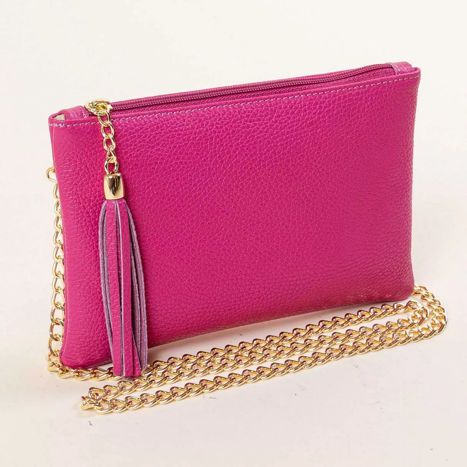 Clearance White Mood W By Whitemood- Pochette With Tassels - Fuchsia