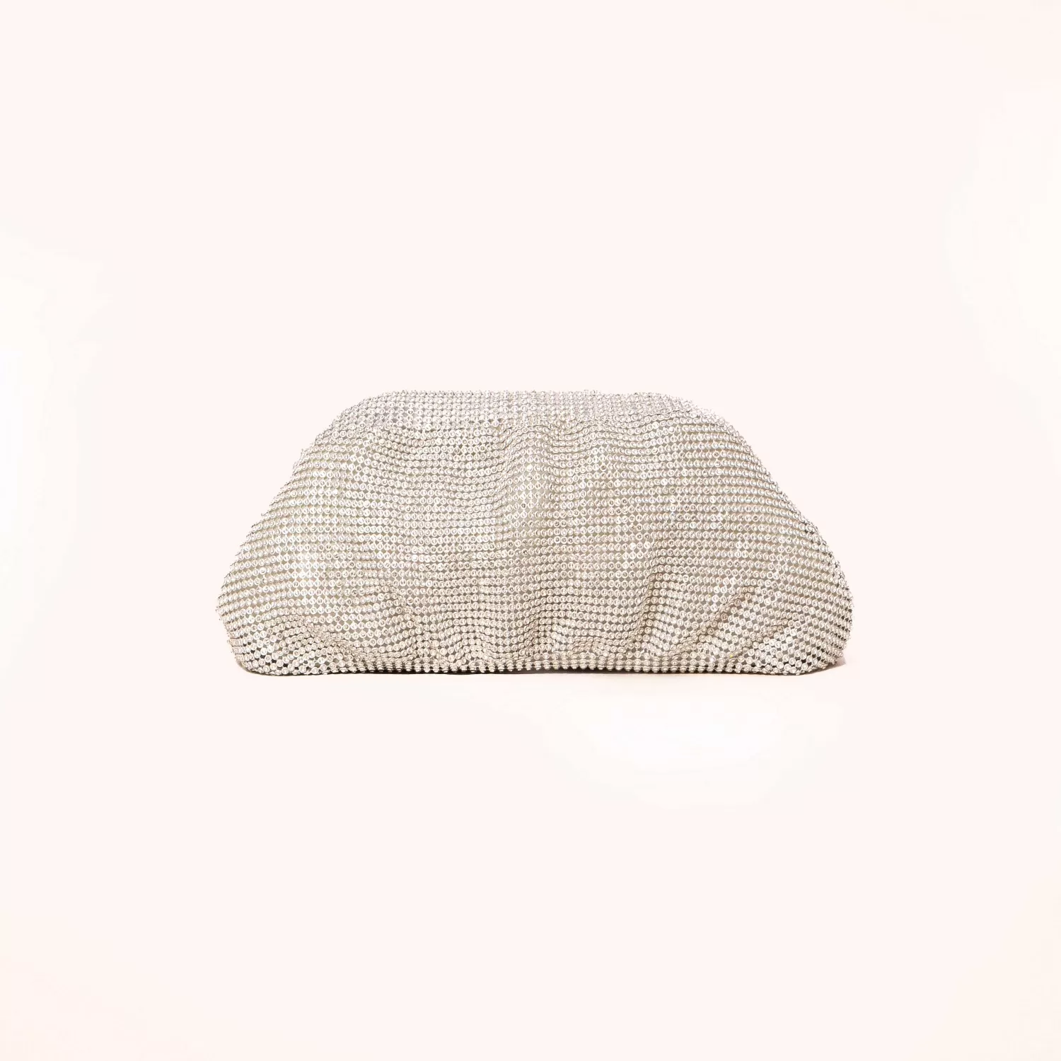 Flash Sale White Mood W By Whitemood-Pochette Clutch Con Strass - Argento