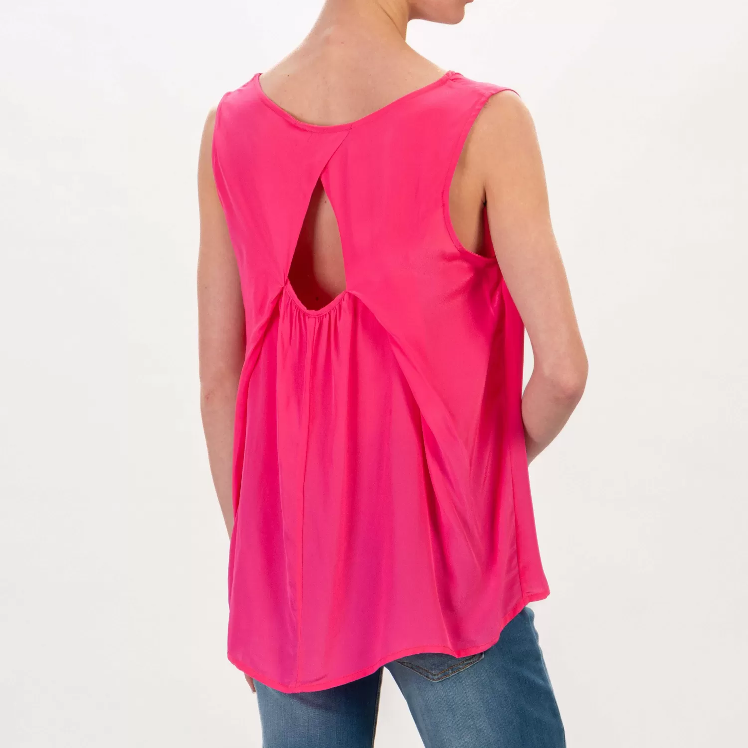 Flash Sale White Mood Wu'Side-Top Cut Out - Fucsia