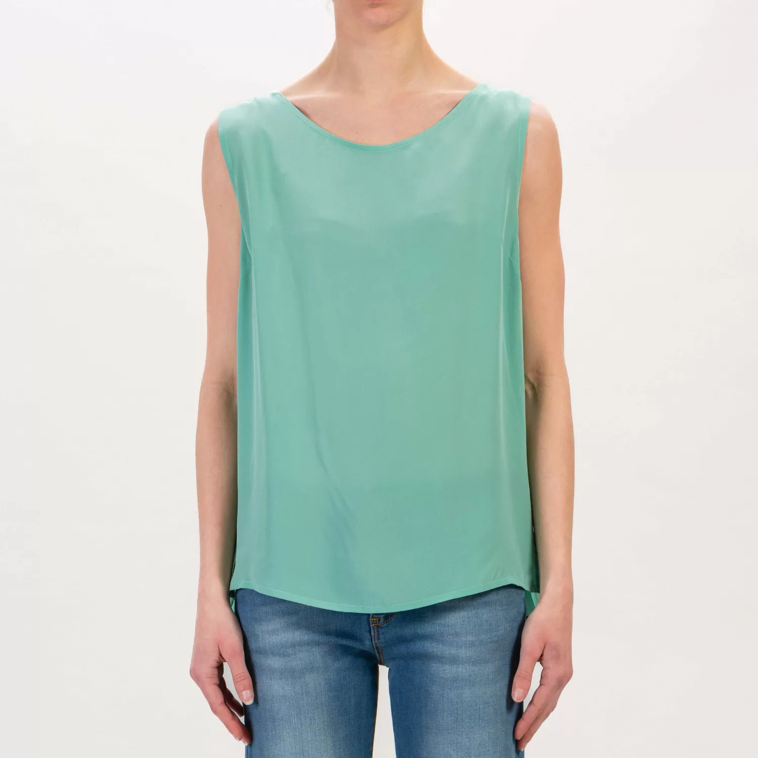 Online White Mood Wu'Side-Top Cut Out - Verde Acqua