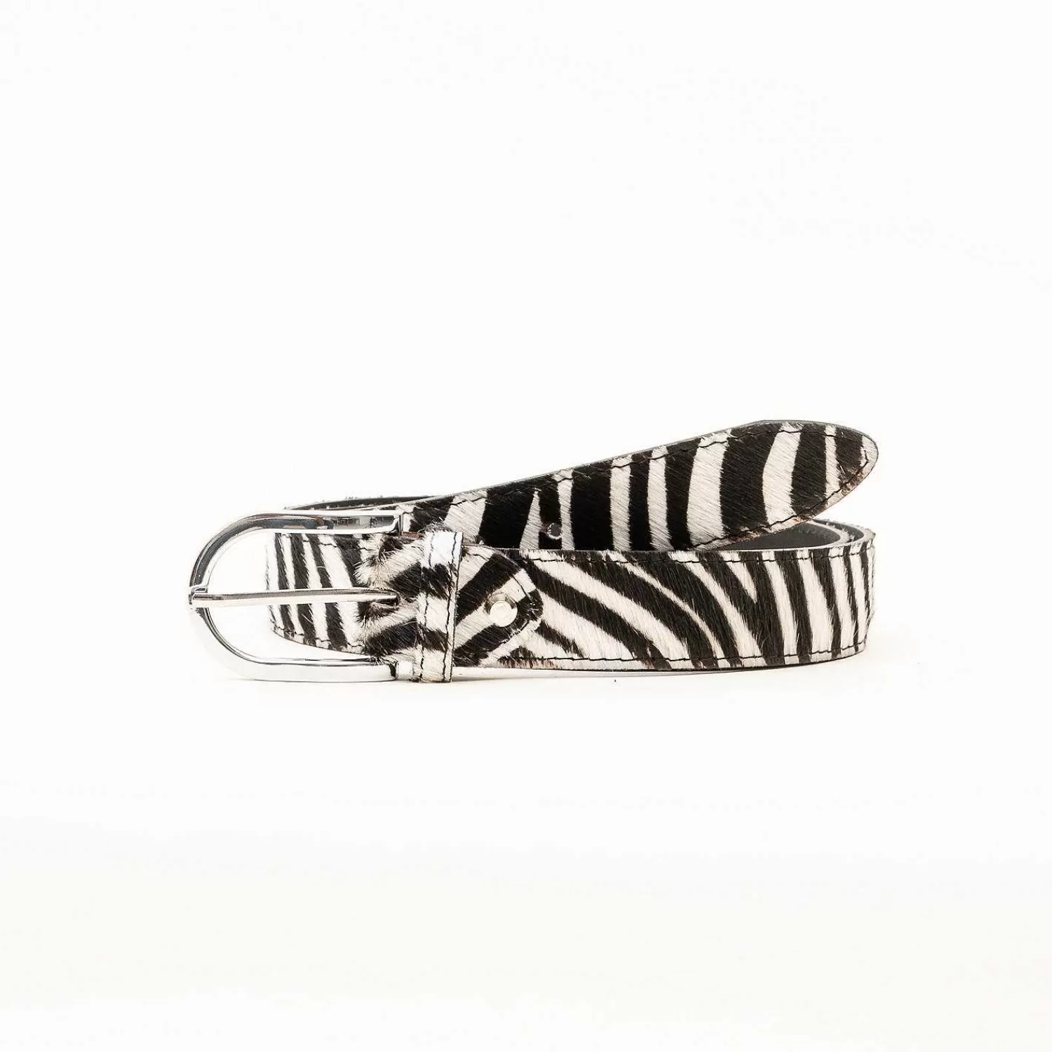 Cheap White Mood Zeroassoluto - Zebra Pony Belt - Cream/Black