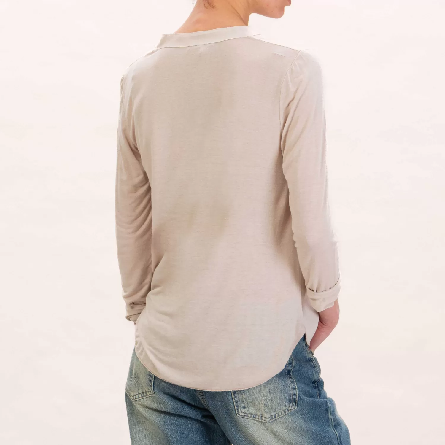 Discount White Mood Zeroassoluto-Camicia Chester Doppio Tessuto - Sand