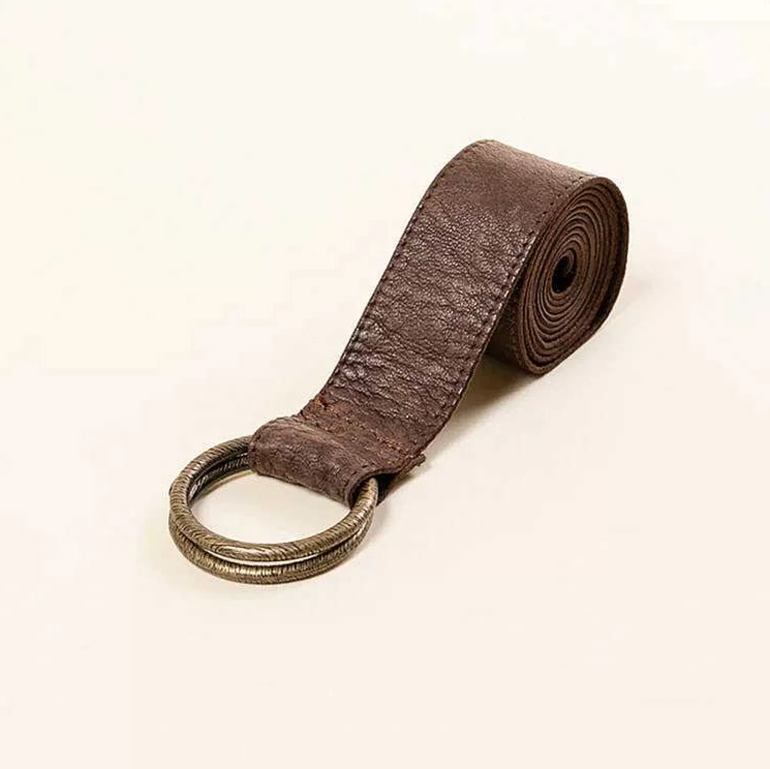 Online White Mood Zeroassoluto-Double Ring Belt - Dark Brown