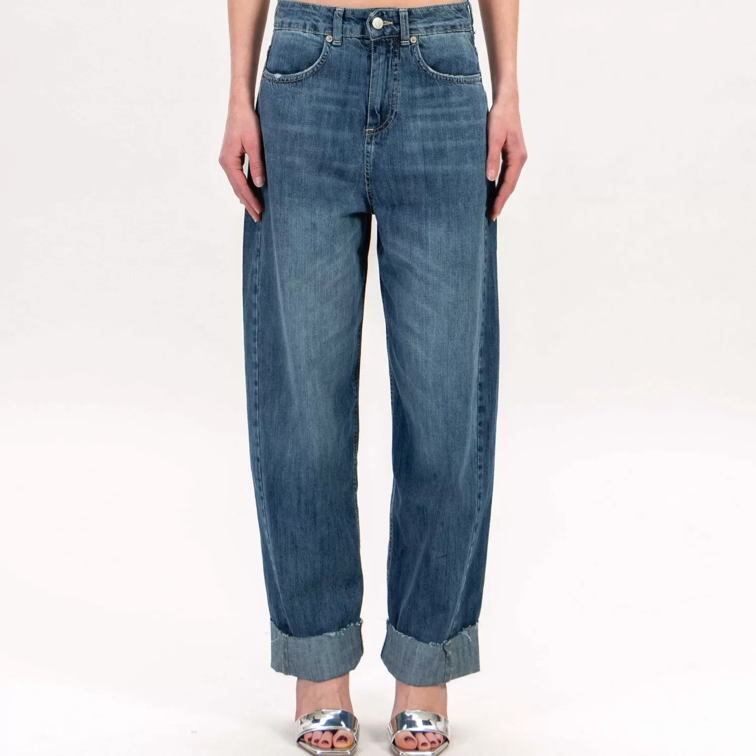 Fashion White Mood Zeroassoluto-Jeans Willow Egg Fit - Denim