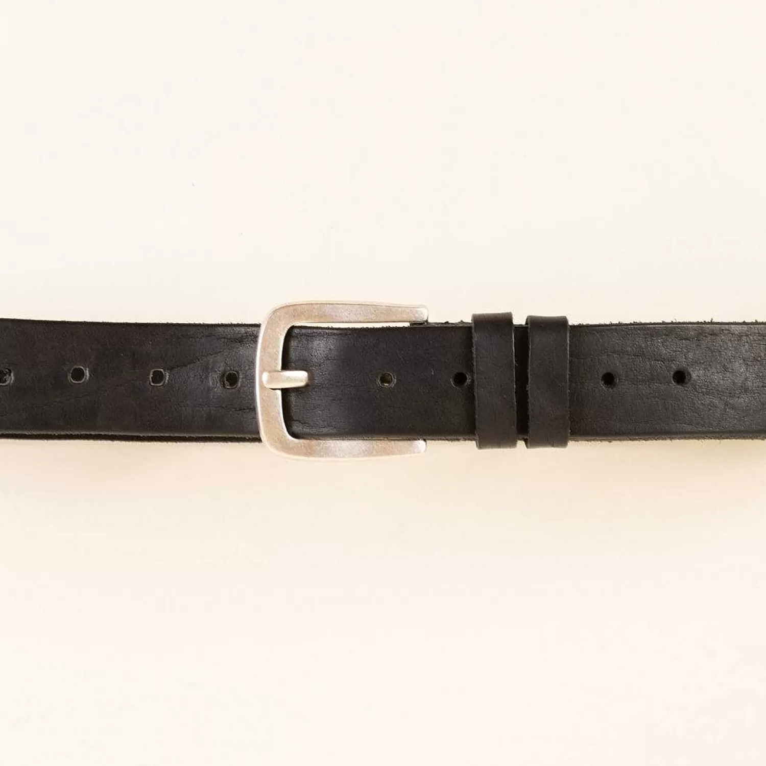 Clearance White Mood Zeroassoluto-Leather Belt With Buckle - Black