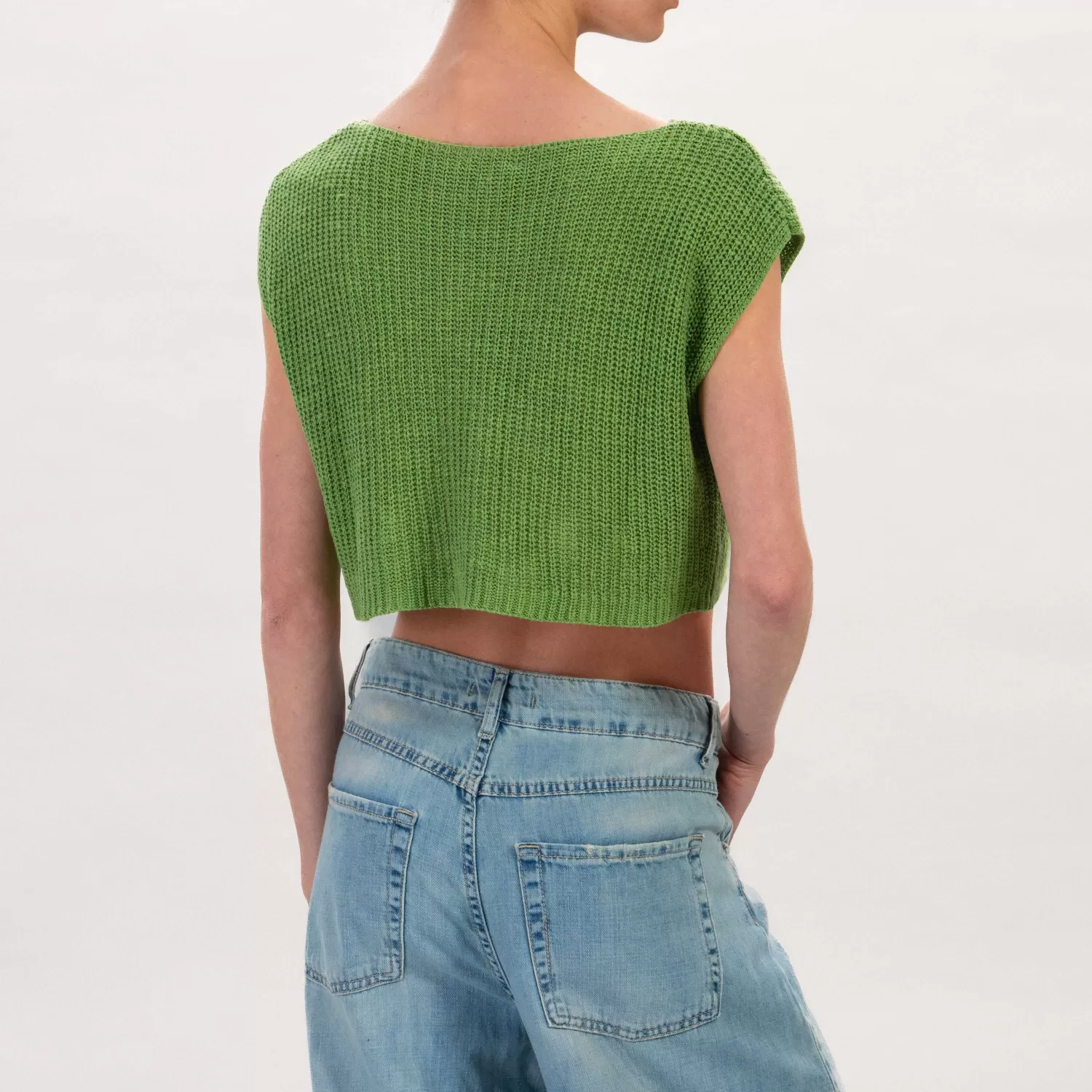 Cheap White Mood Zeroassoluto-Maglia Crop - Menta