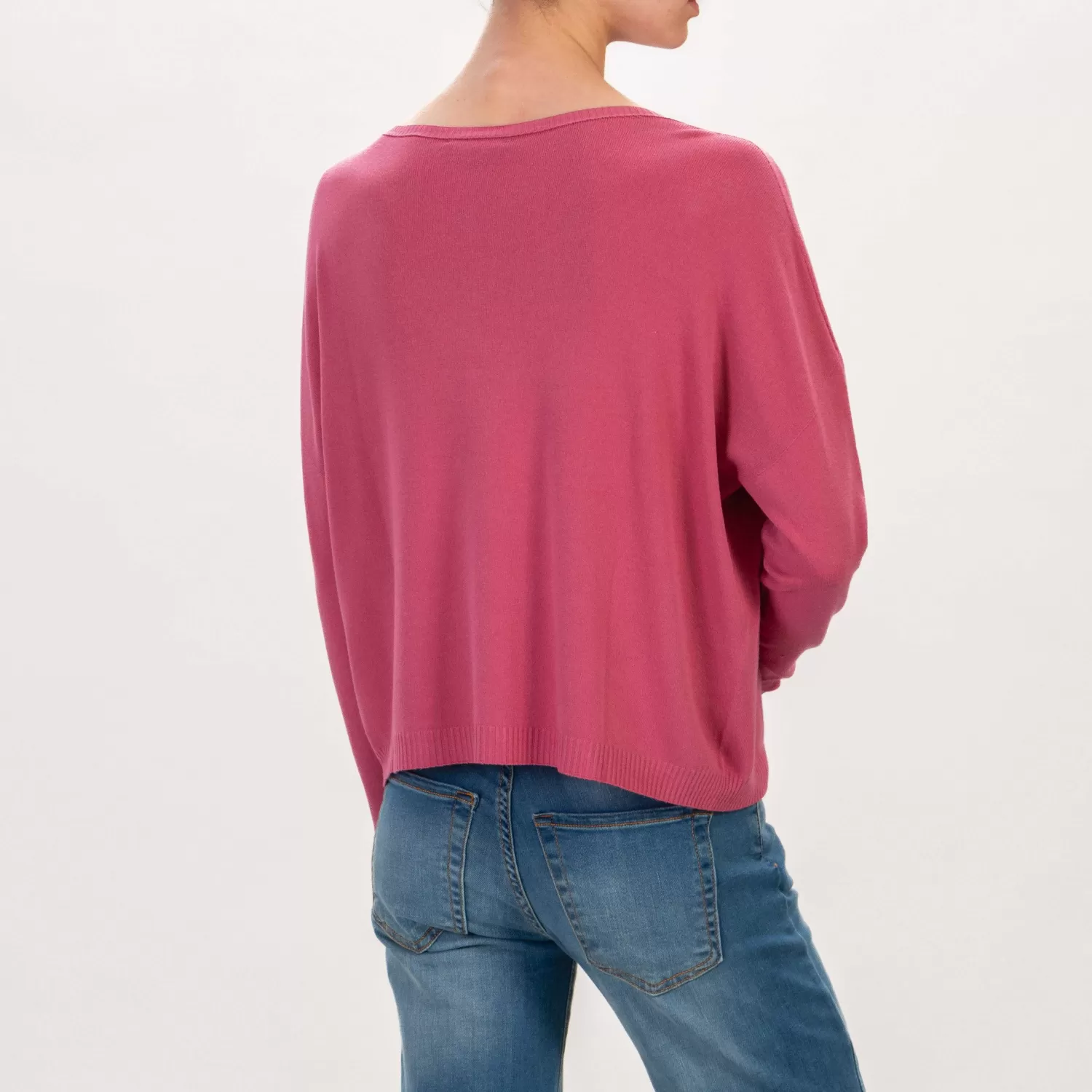 Store White Mood Zeroassoluto-Maglia Scatola Scollo V - Blush