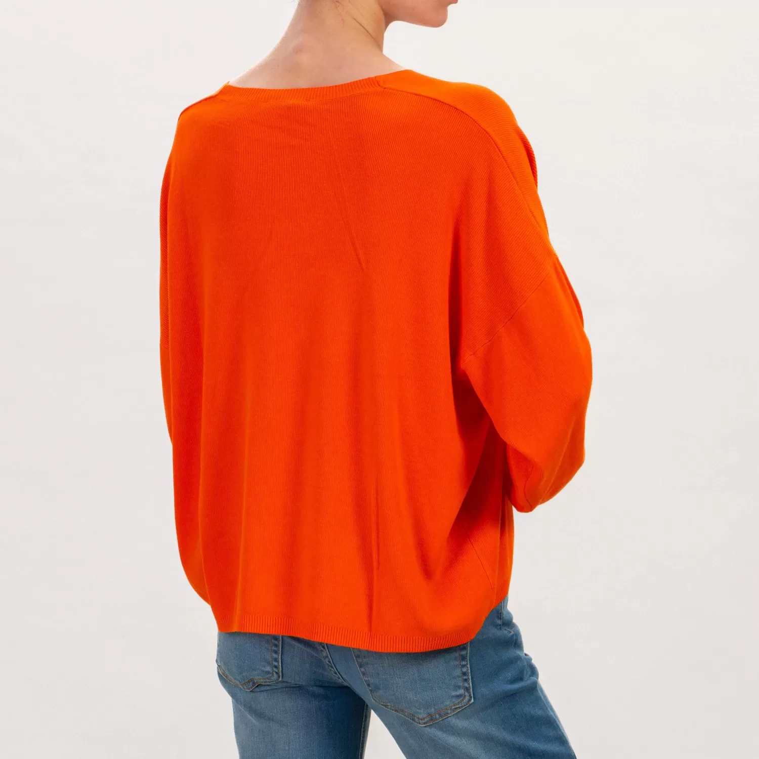 Online White Mood Zeroassoluto-Maglia Scatola Scollo V - Orange