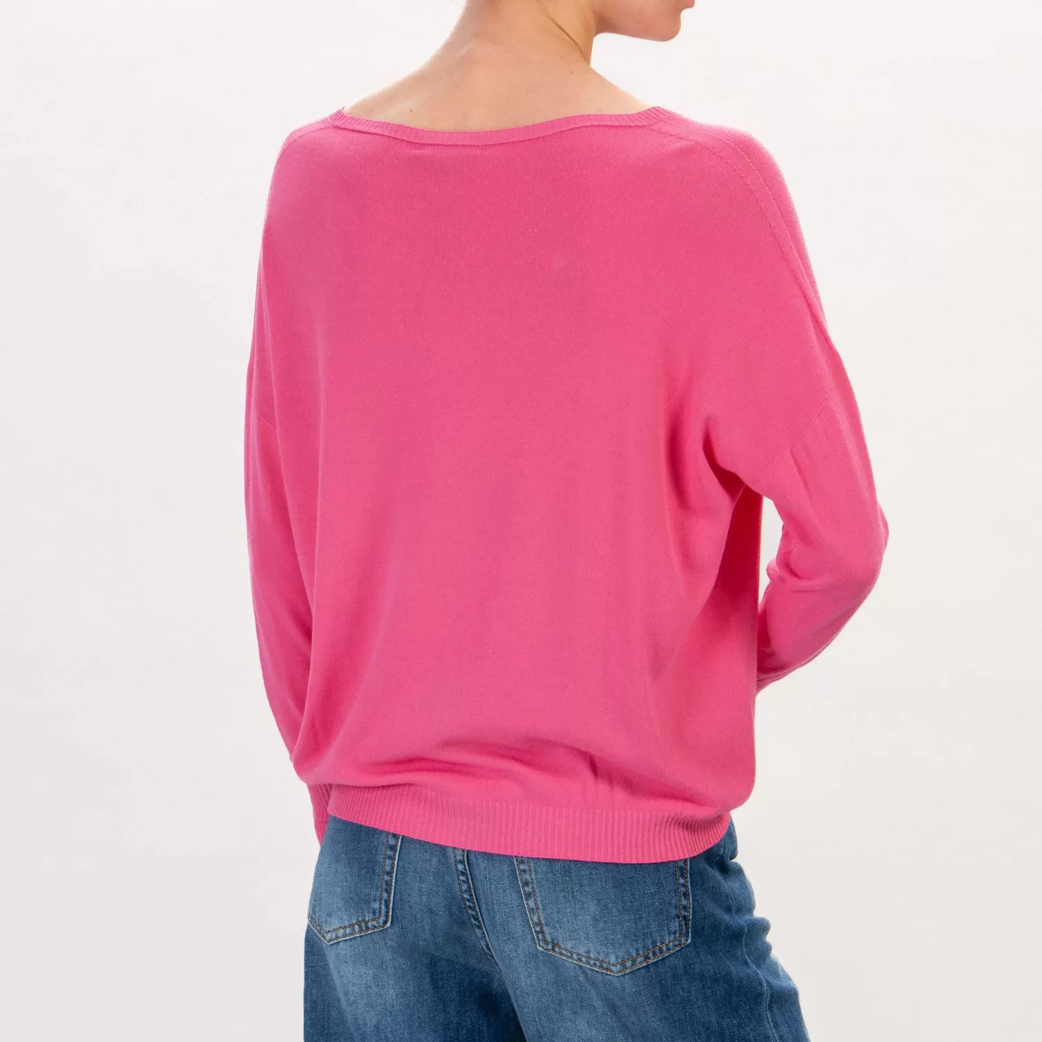 Cheap White Mood Zeroassoluto-Maglia Scollo V - Fucsia