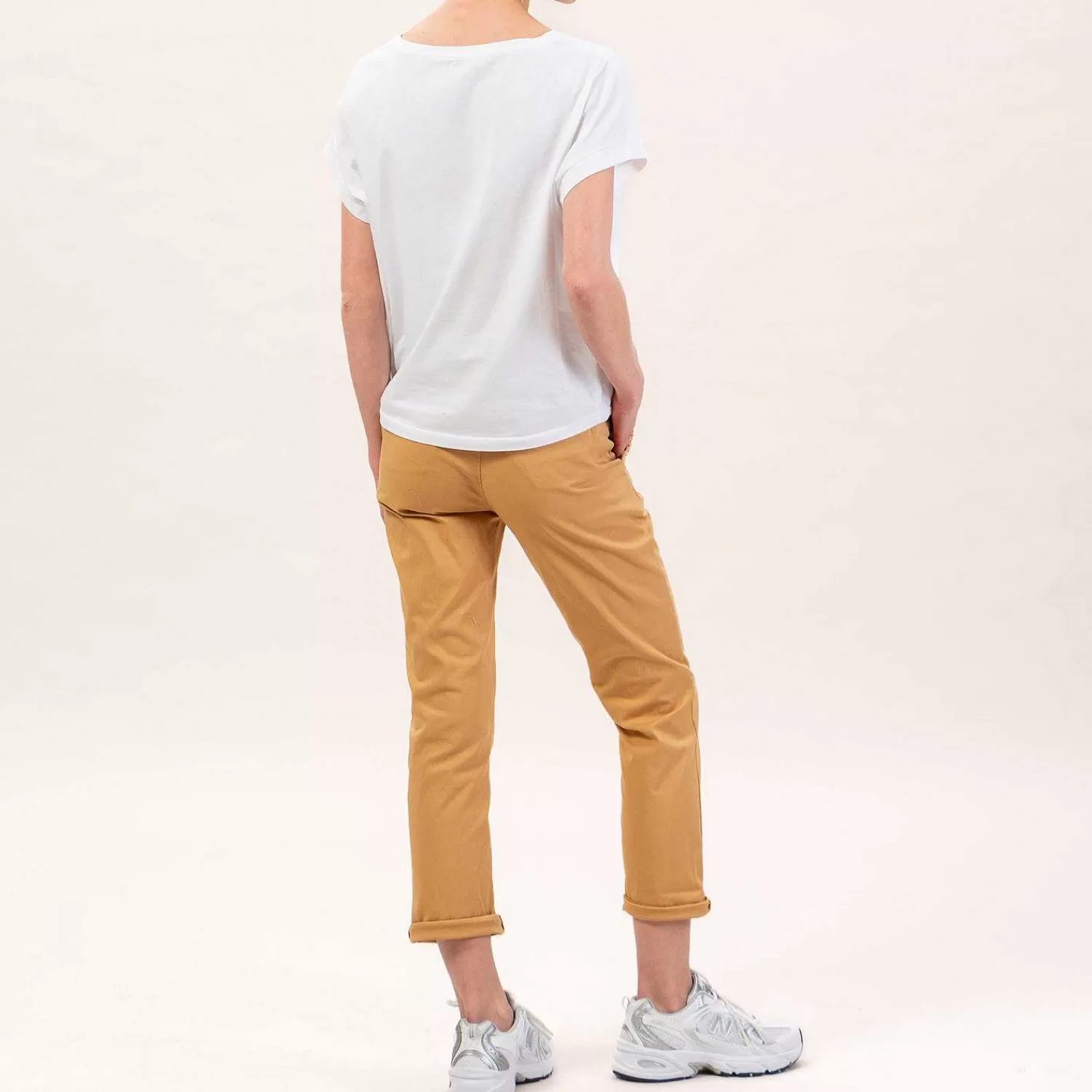 Clearance White Mood Zeroassoluto-Pantalone Lois Chino Elasticizzato - Banana