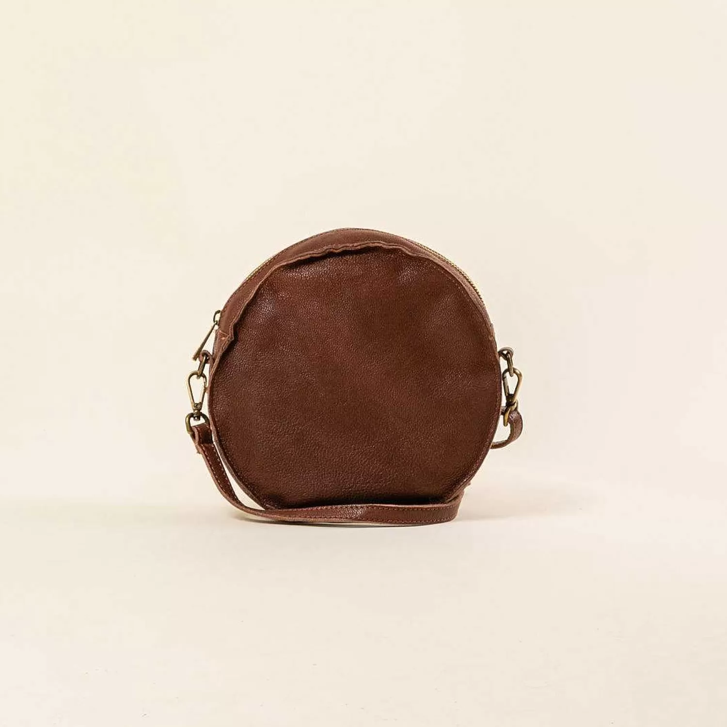 New White Mood Zeroassoluto-Tambourine Bag - Chocolate