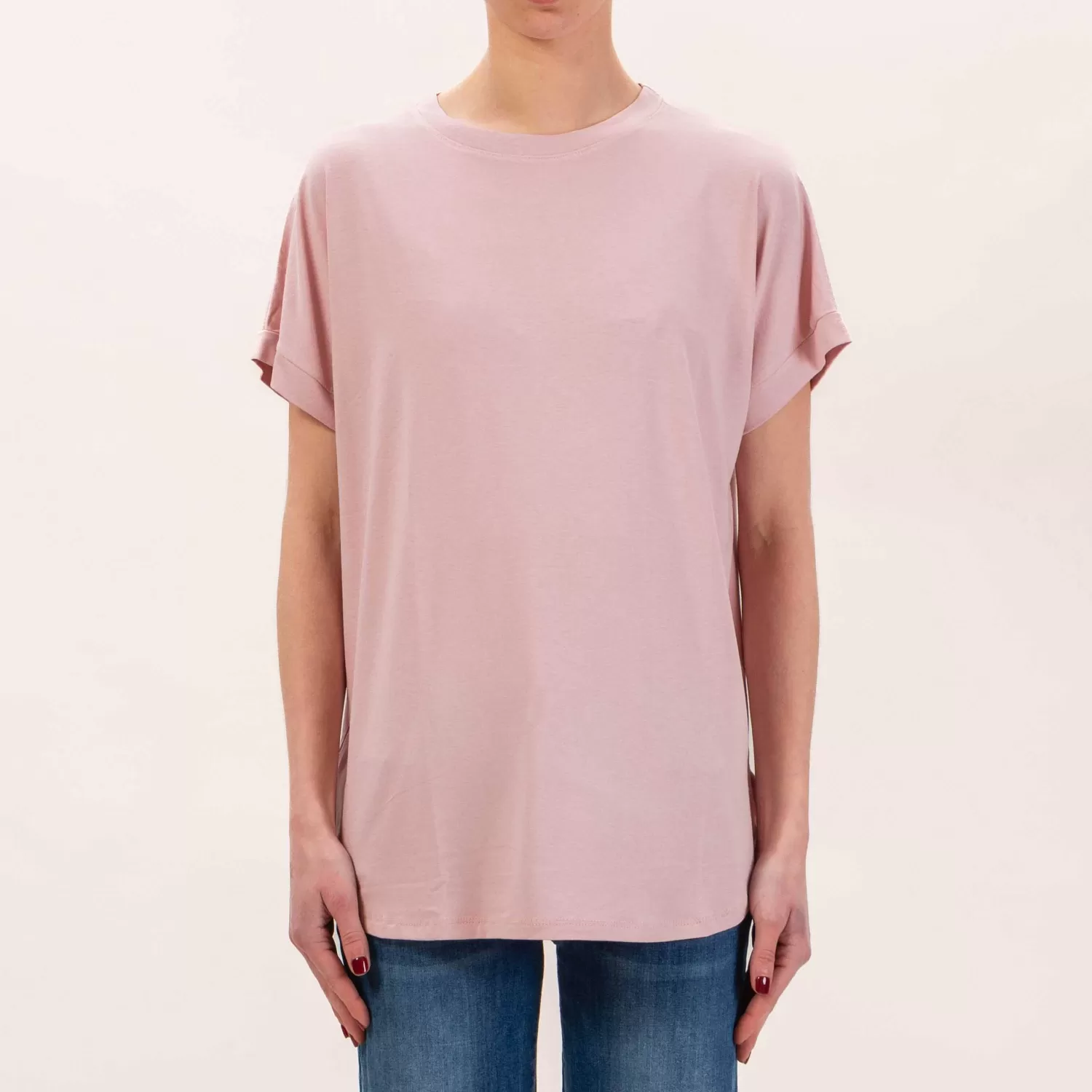 Discount White Mood Zeroassoluto-T-Shirt In Jersey Stondata - Rosa