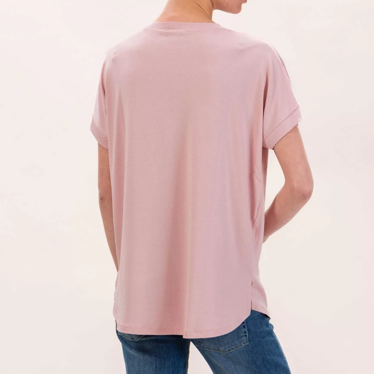 Discount White Mood Zeroassoluto-T-Shirt In Jersey Stondata - Rosa